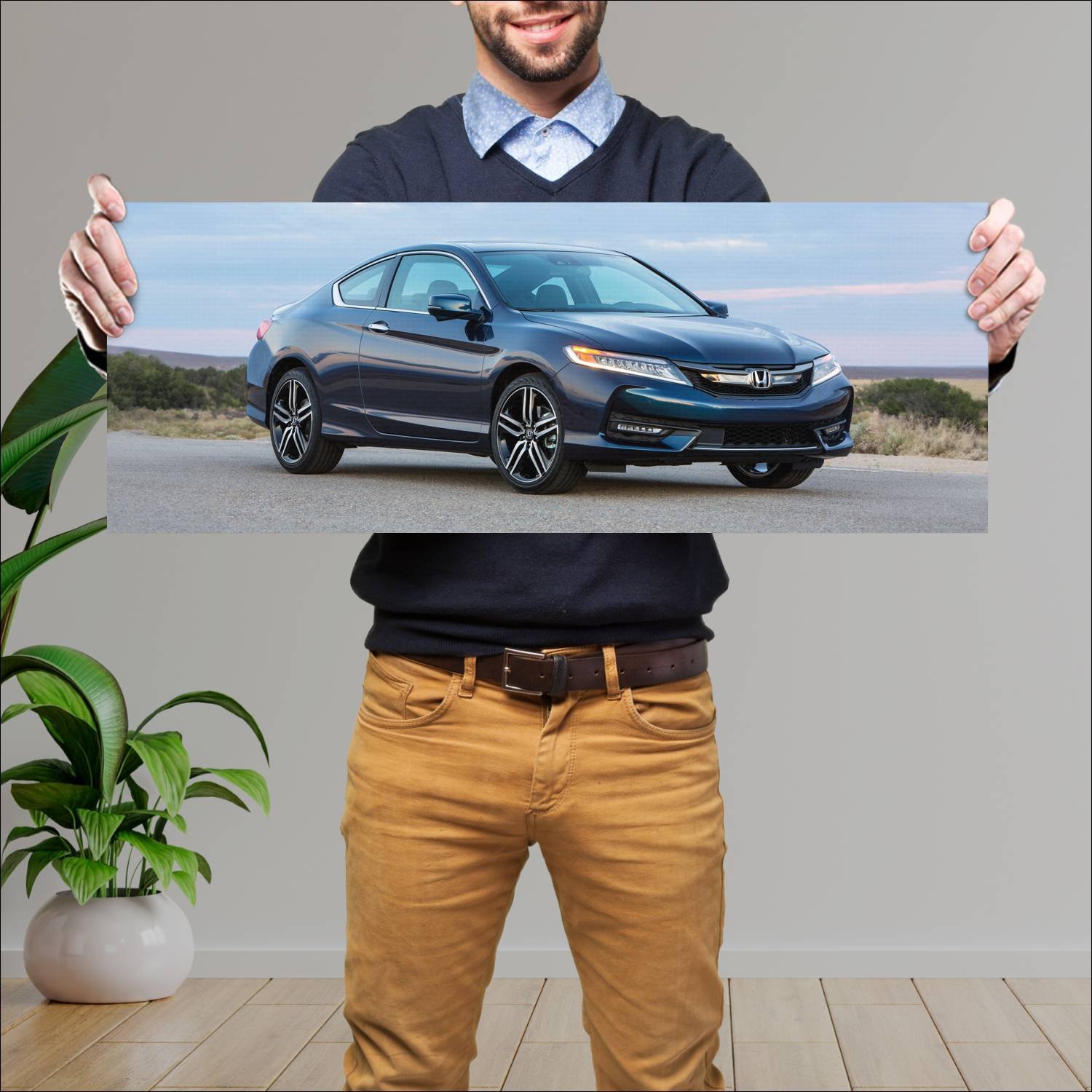 Cuadro grande 30x80cm 2016 honda accord touring co 86 Honda