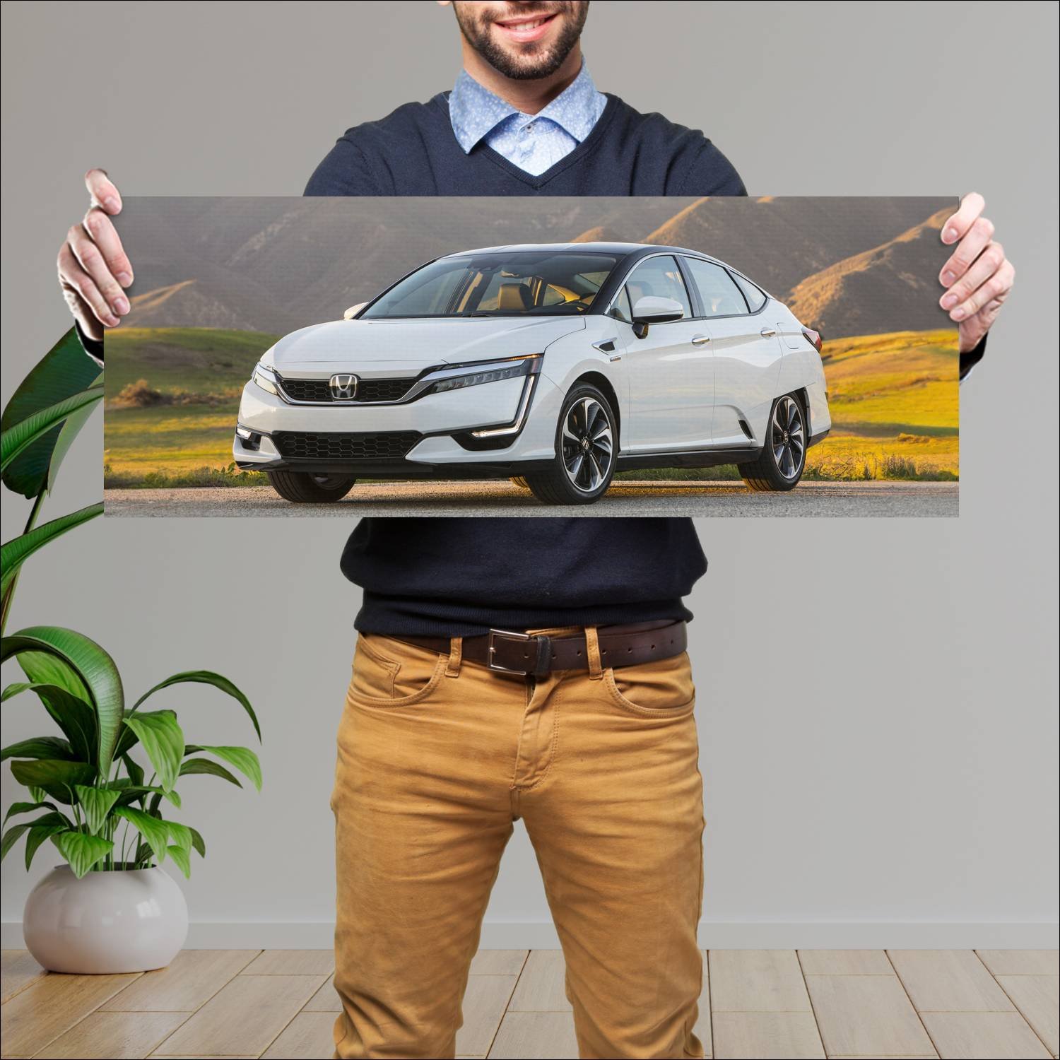 Cuadro grande 30x80cm 2017 honda clarity fuel cell 121 Honda