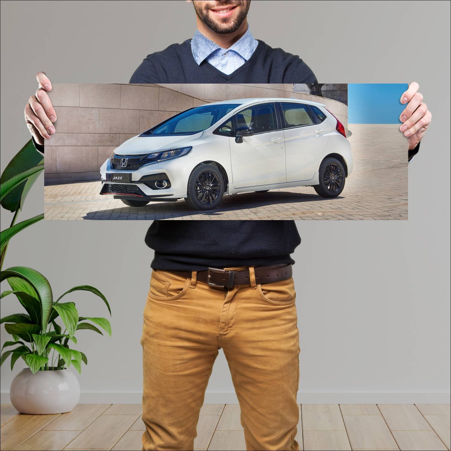 Cuadro grande 30x80cm 2017 honda jazz dynamic Honda
