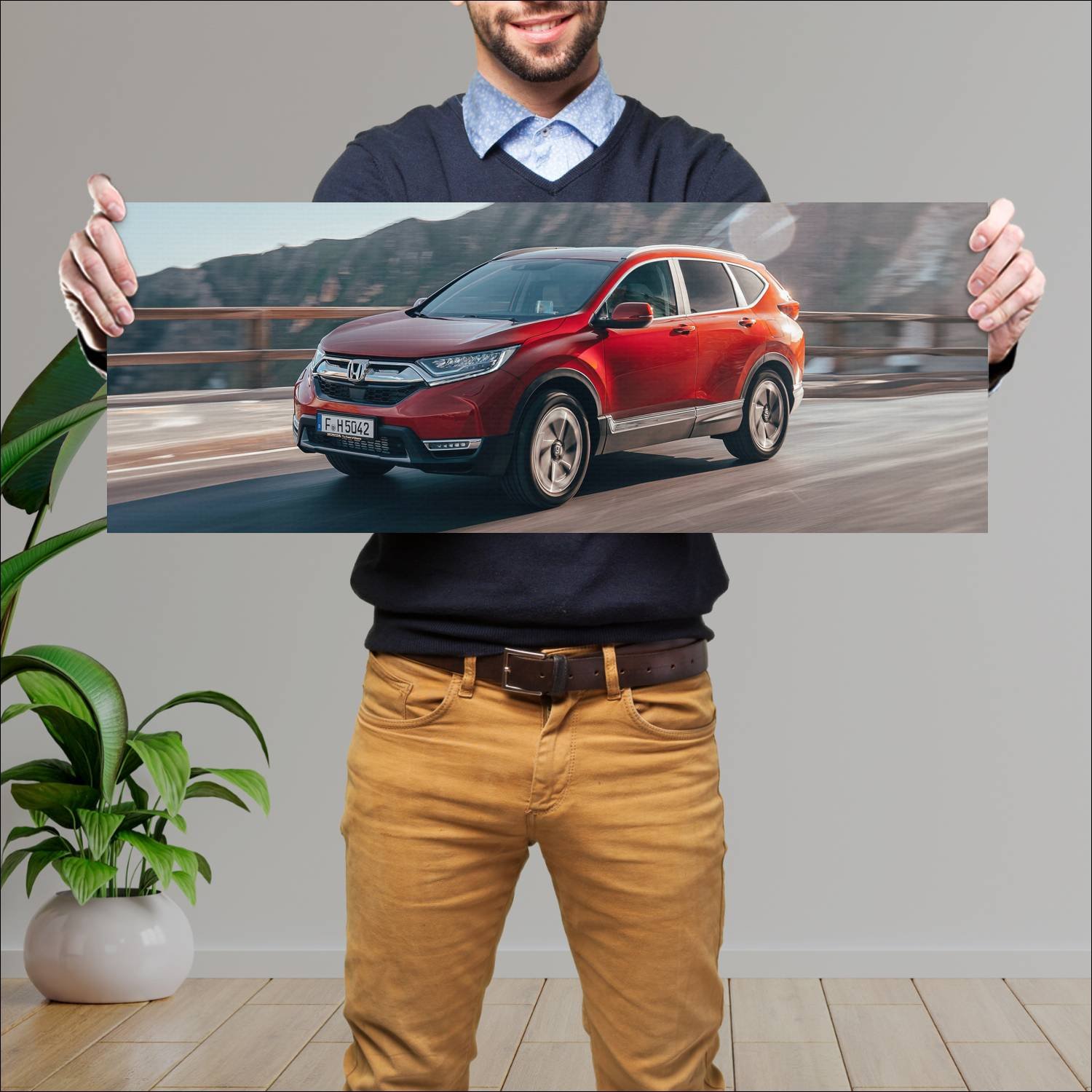 Cuadro grande 30x80cm 2018 honda cr v eu auto 144 Honda