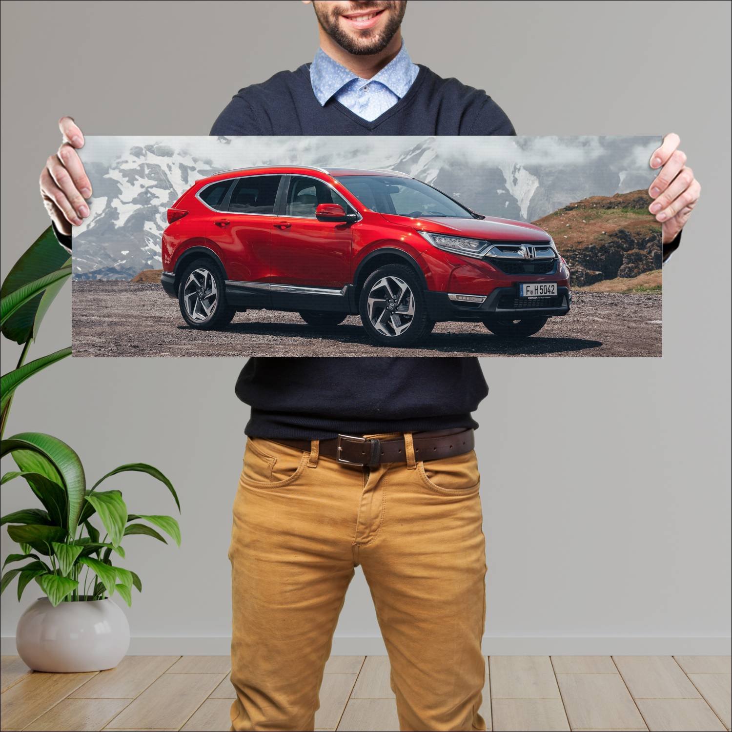 Cuadro grande 30x80cm 2018 honda cr v eu auto 145 Honda