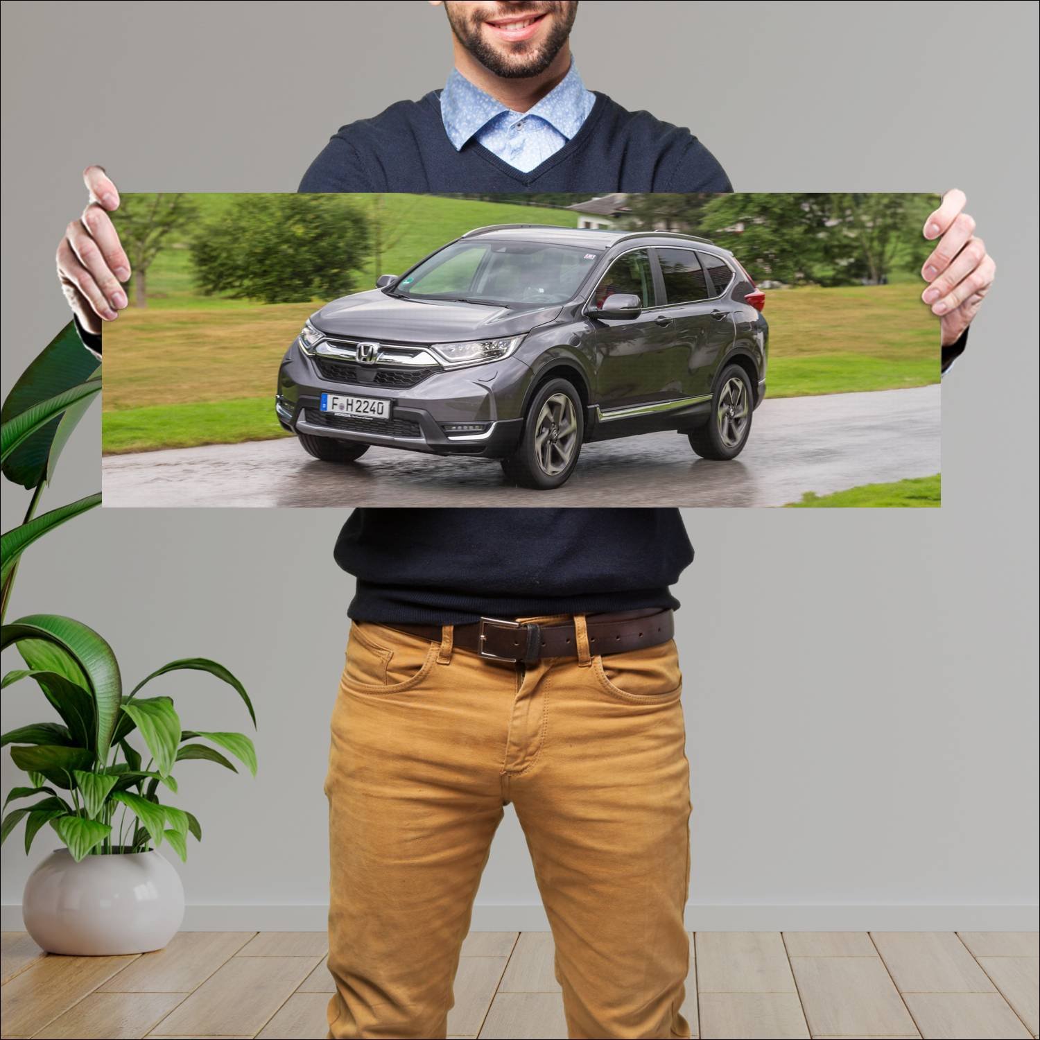 Cuadro grande 30x80cm 2018 honda cr v eu auto 146 Honda