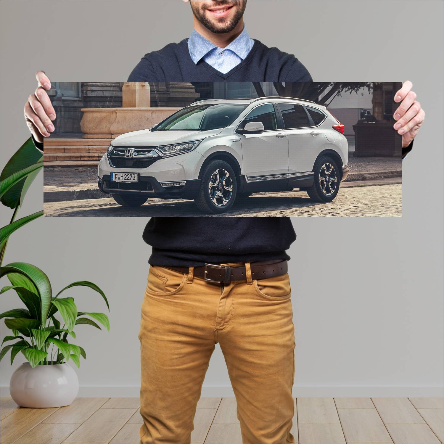 Cuadro grande 30x80cm 2018 honda cr v hybrid eu 81 147 Honda