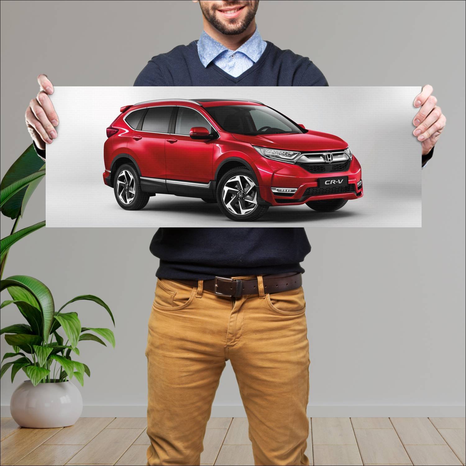 Cuadro grande 30x80cm 2018 honda cr v origin editi 148 Honda