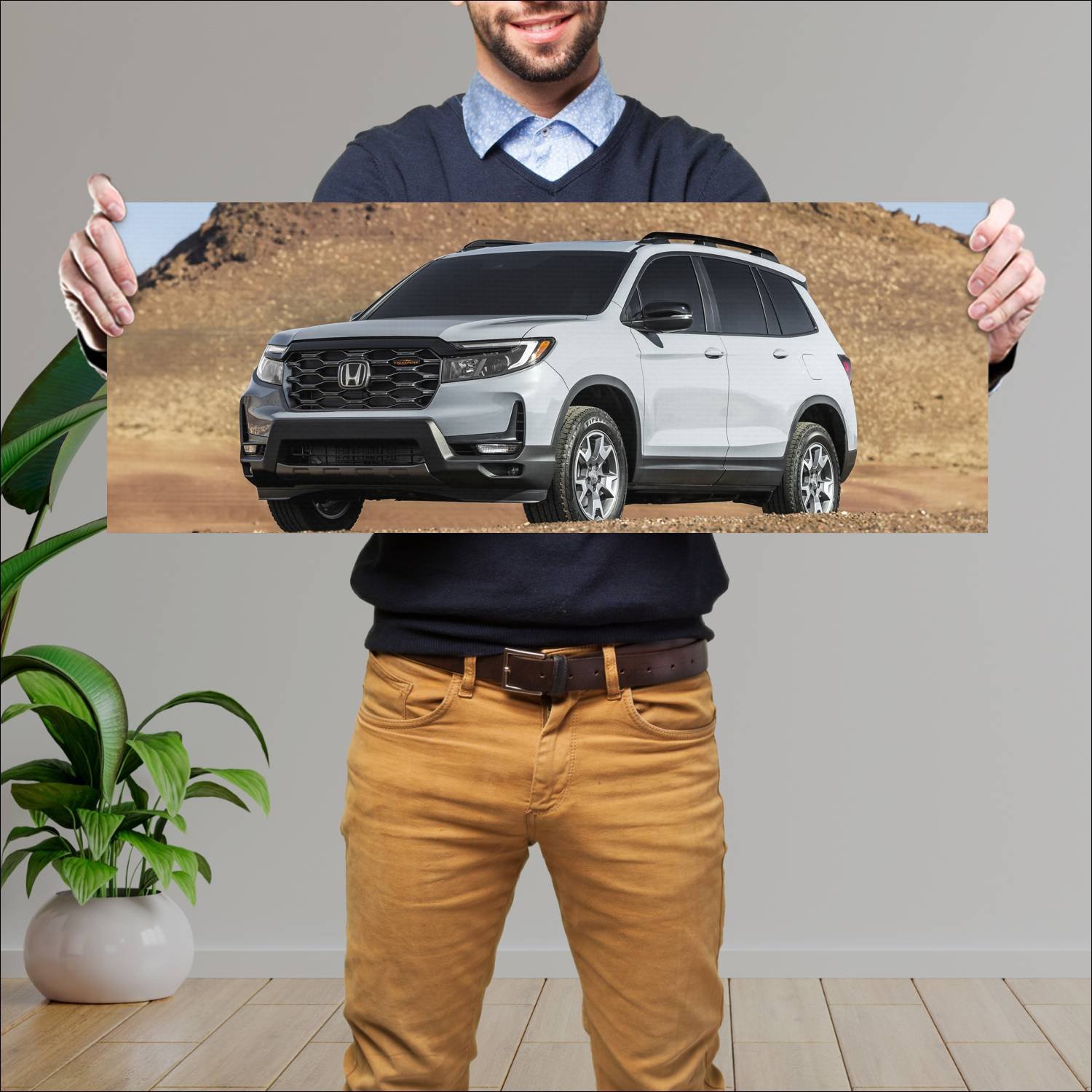 Cuadro grande 30x80cm 2022 honda passport trailspo 214 Honda