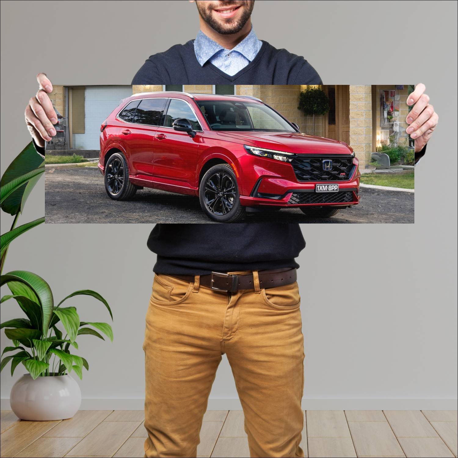 Cuadro grande 30x80cm 2023 honda cr v e hev rs au 219 Honda