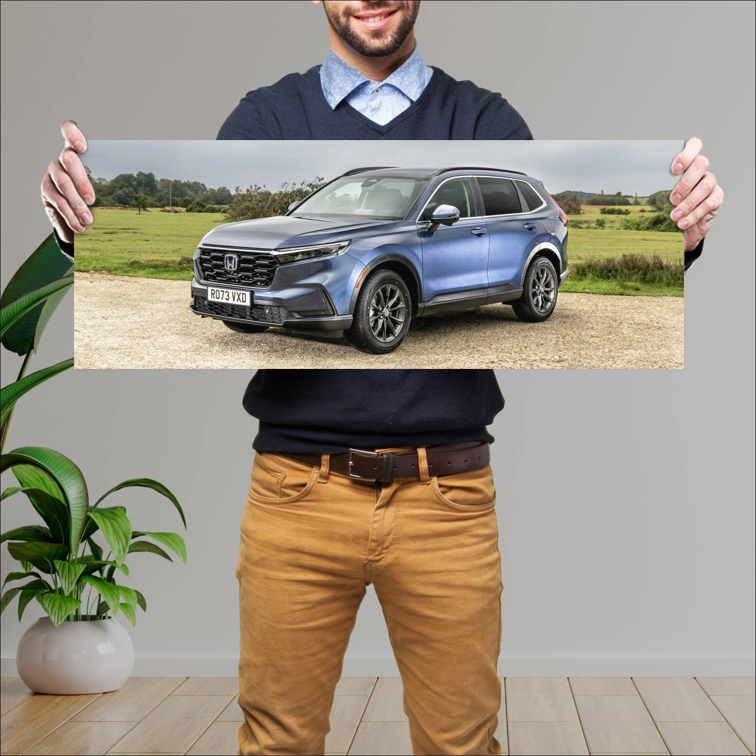 Cuadro grande 30x80cm 2023 honda cr v e hev uk 120 220 Honda