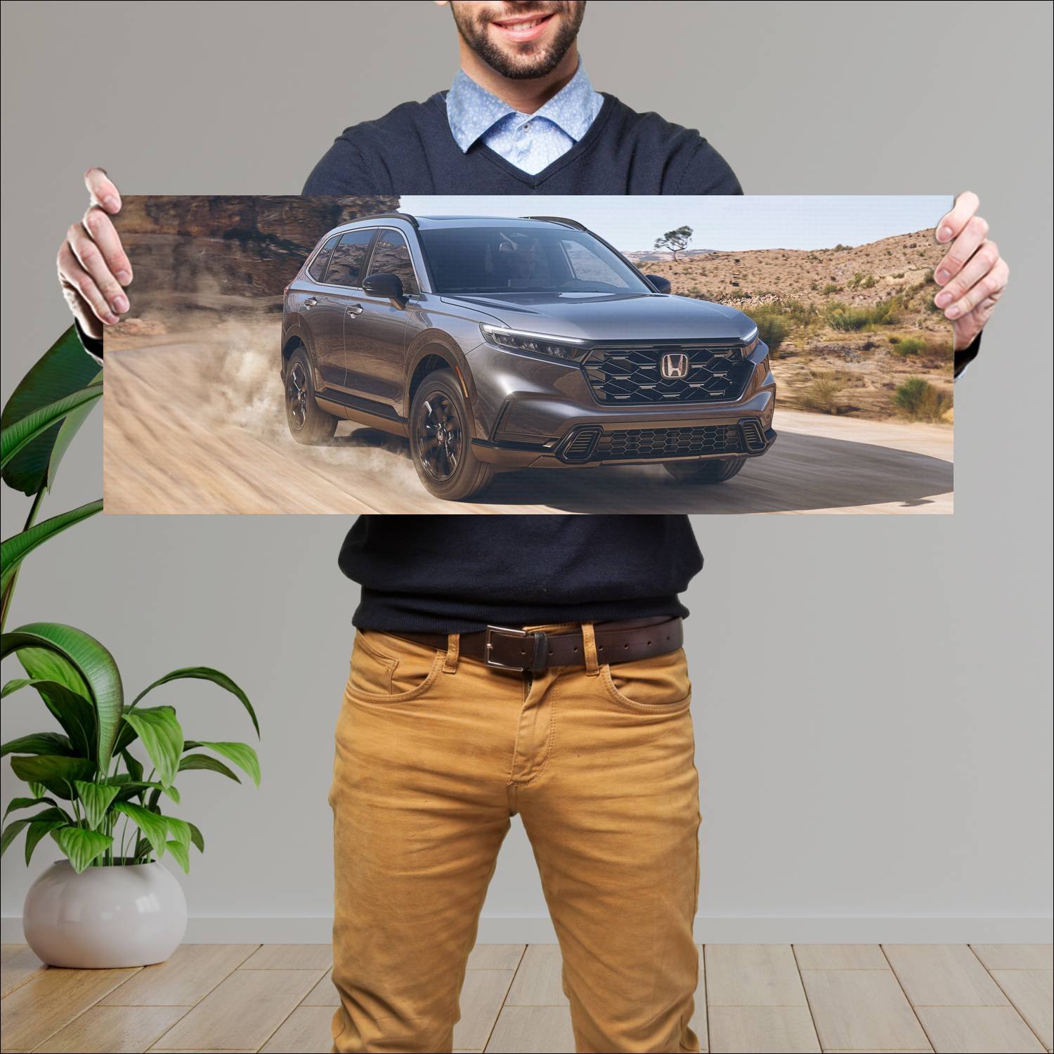 Cuadro grande 30x80cm 2023 honda cr v us auto 223 Honda