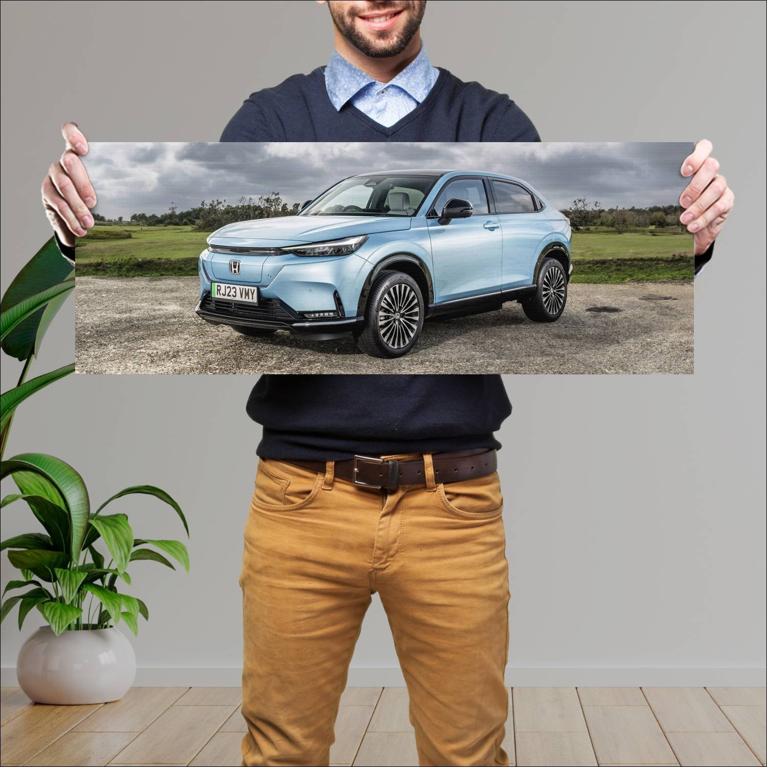 Cuadro grande 30x80cm 2023 honda e ny1 uk auto 226 Honda