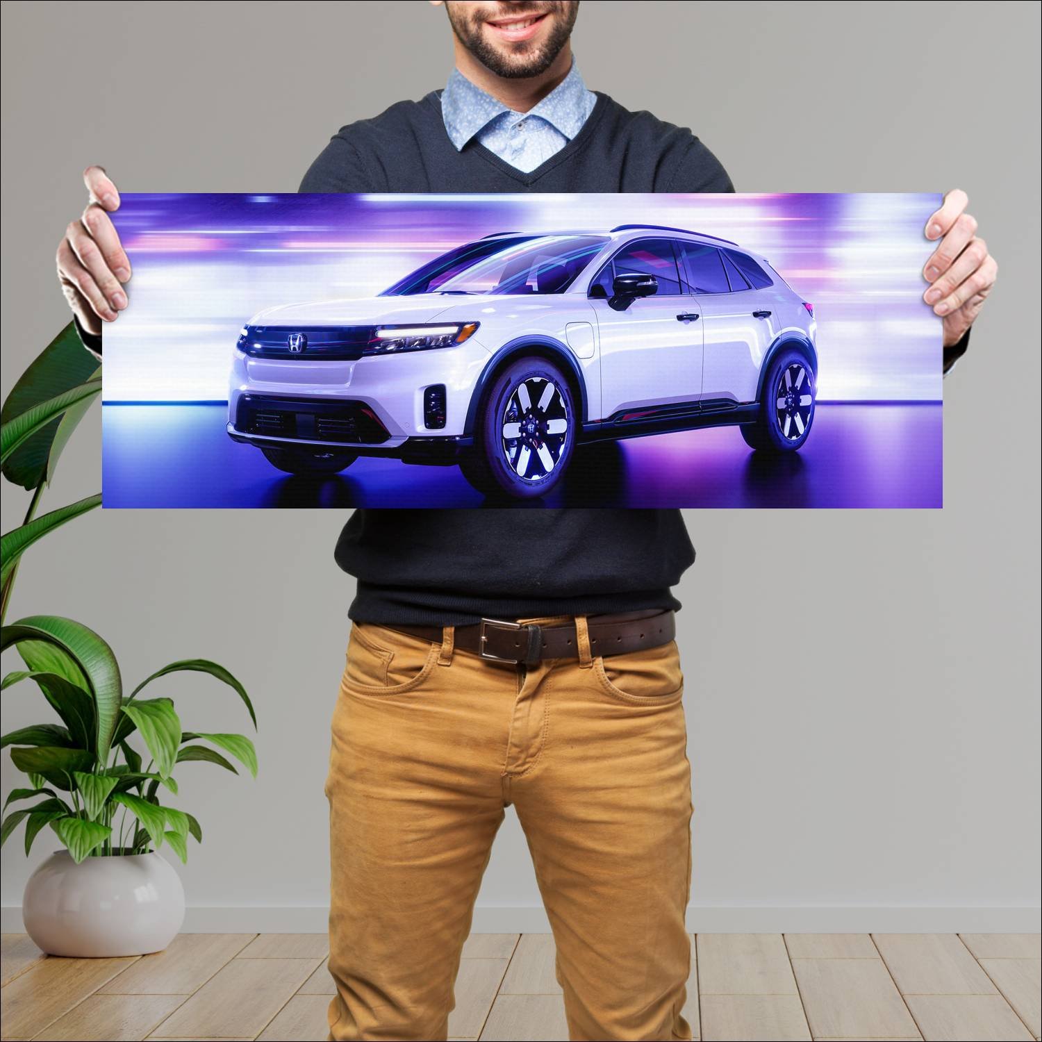 Cuadro grande 30x80cm 2024 honda prologue auto 234 Honda