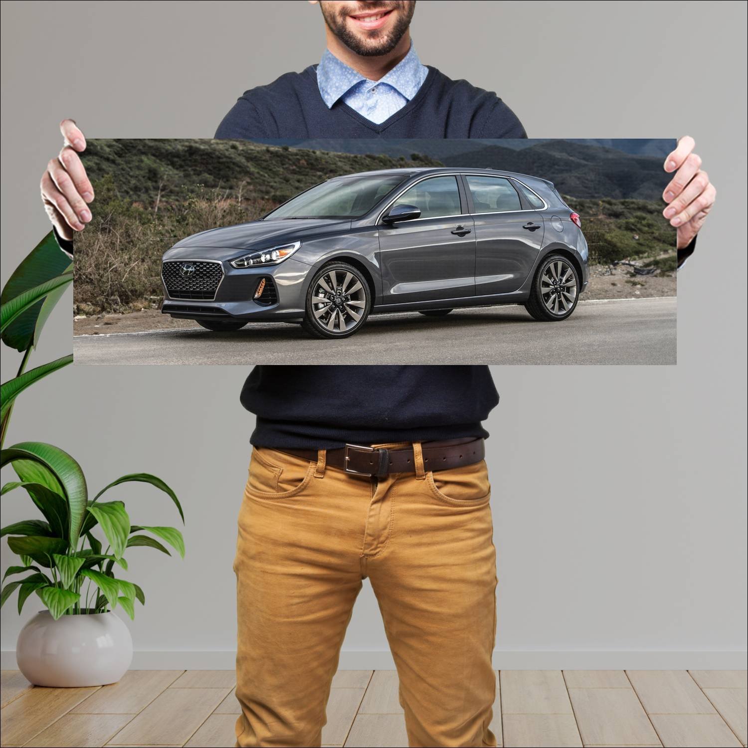 Cuadro grande 30x80cm 2018 hyundai elantra gt us 6 119 Hyundai