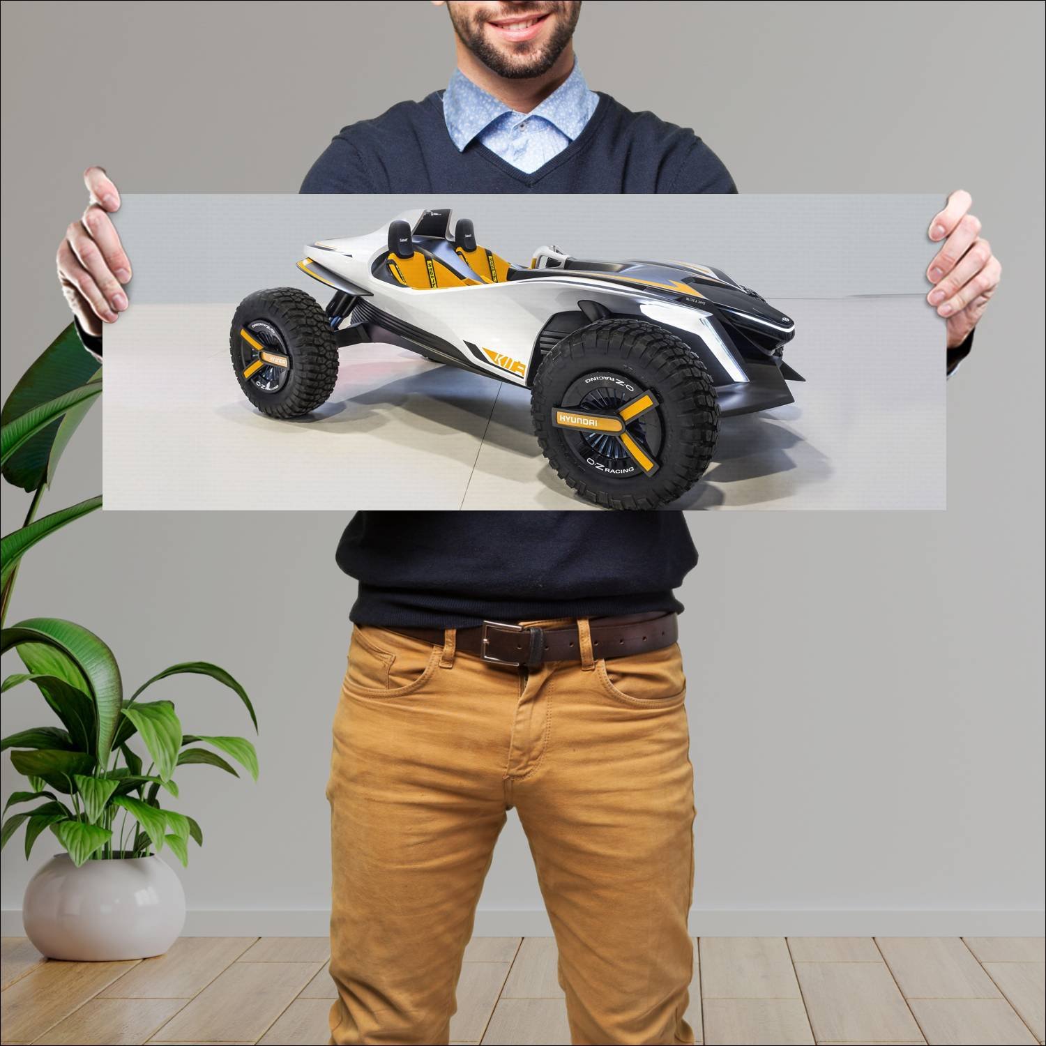 Cuadro grande 30x80cm 2018 hyundai kite by ied 767 130 Hyundai