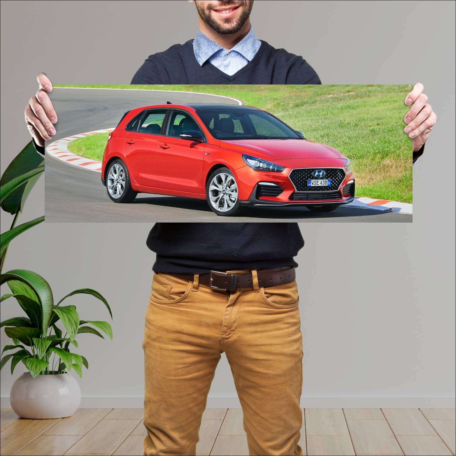 Cuadro grande 30x80cm 2019 hyundai i30 n line au 8 155 Hyundai