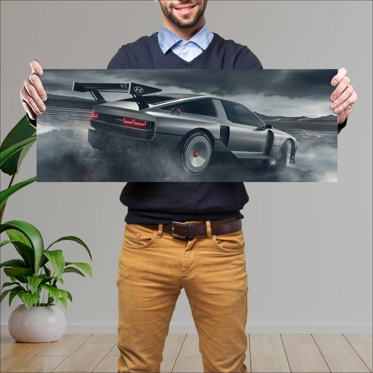 Cuadro grande 30x80cm 2022 hyundai n vision 74 109 237 Hyundai