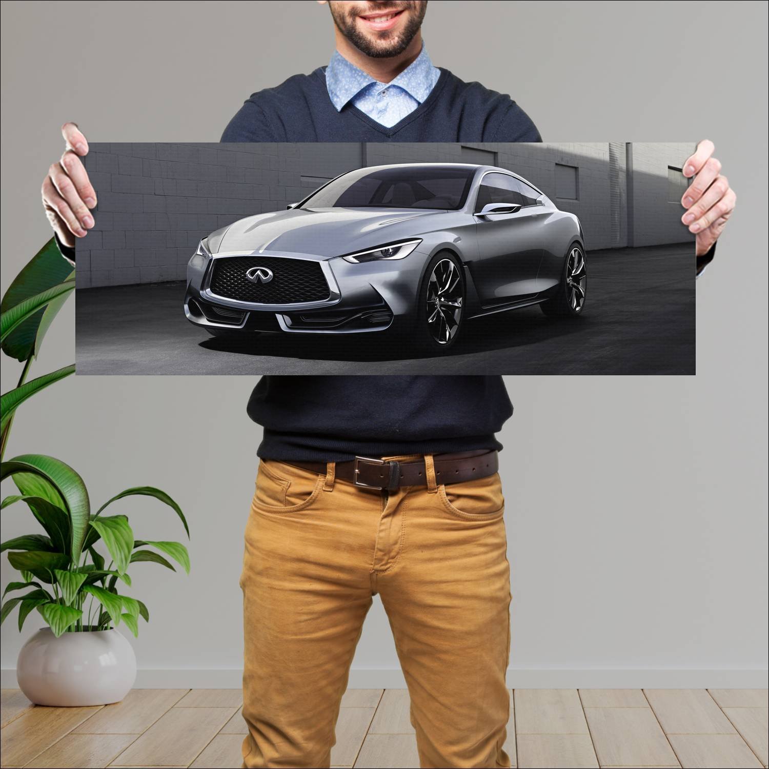 Cuadro grande 30x80cm 2015 infiniti q60 concept 15 165 Infiniti