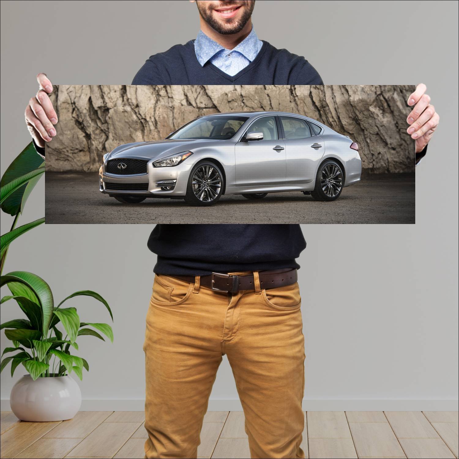 Cuadro grande 30x80cm 2016 infiniti q70 premium se 189 Infiniti