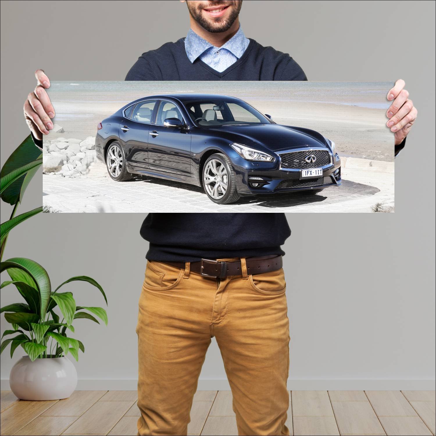 Cuadro grande 30x80cm 2016 infiniti q70 sport au 6 190 Infiniti