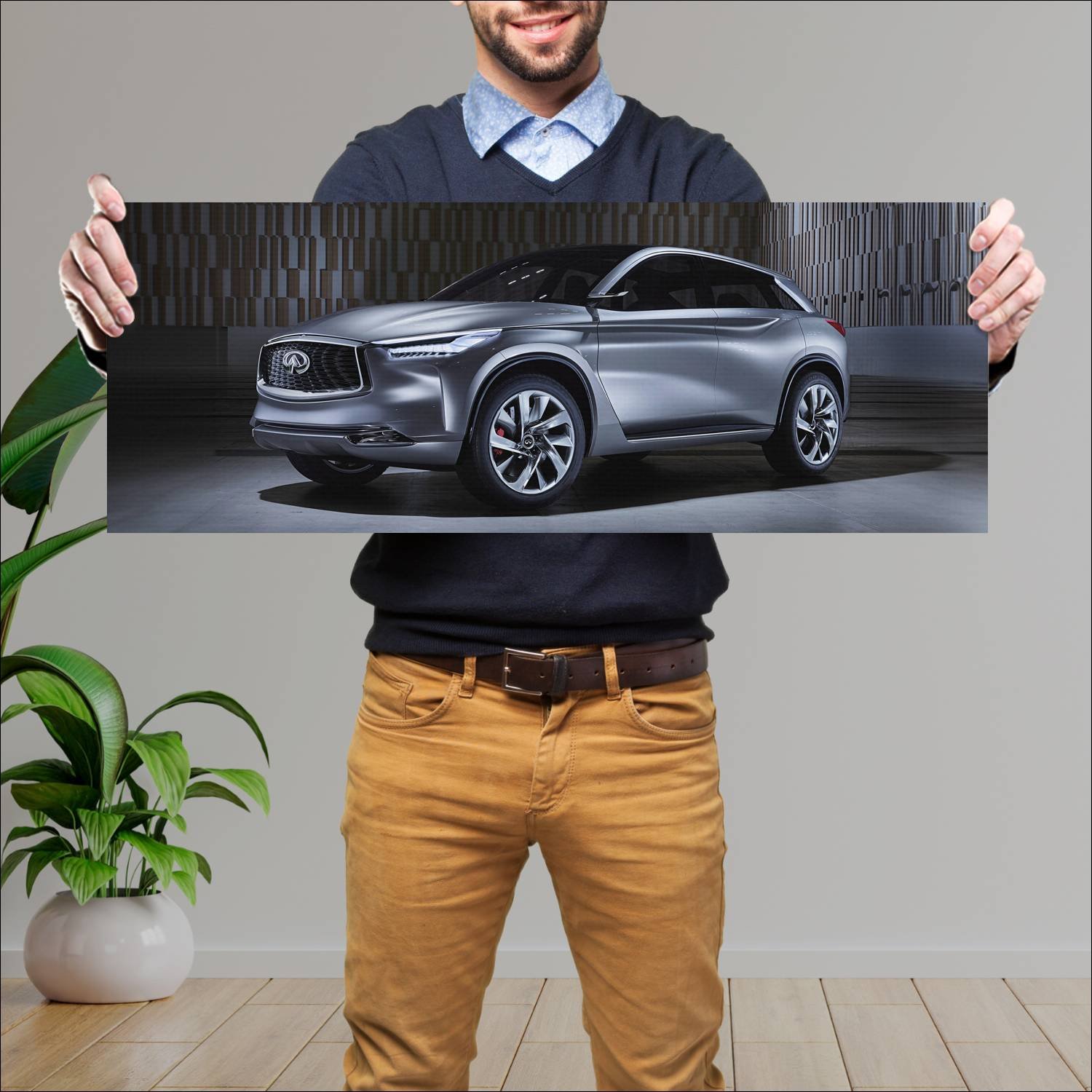 Cuadro grande 30x80cm 2016 infiniti qx sport inspi 192 Infiniti