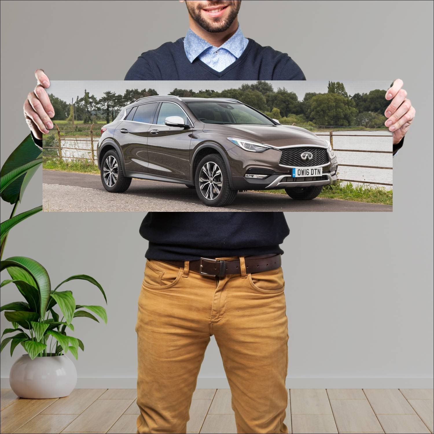 Cuadro grande 30x80cm 2017 infiniti qx30 awd styli 209 Infiniti