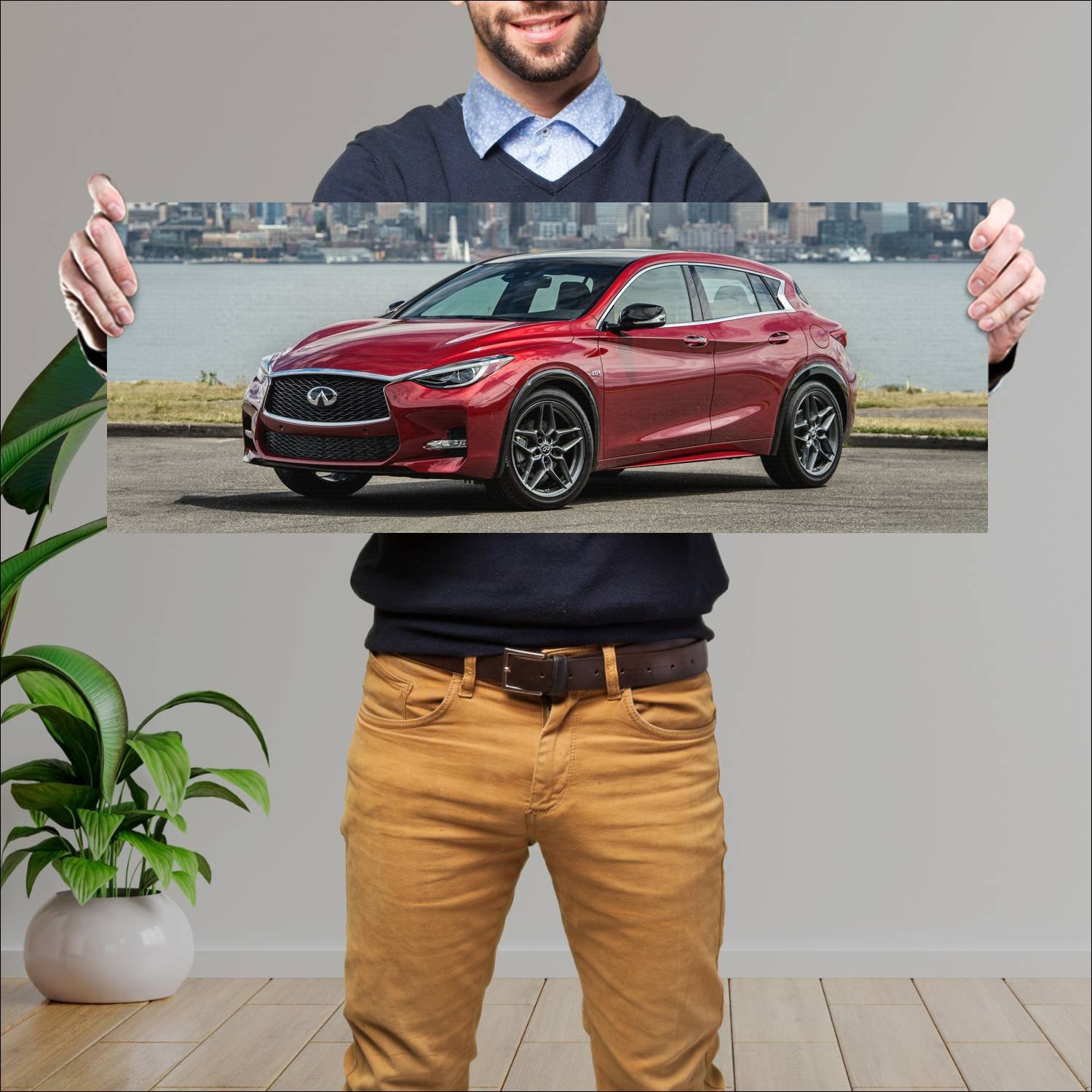 Cuadro grande 30x80cm 2017 infiniti qx30 sport 677 211 Infiniti