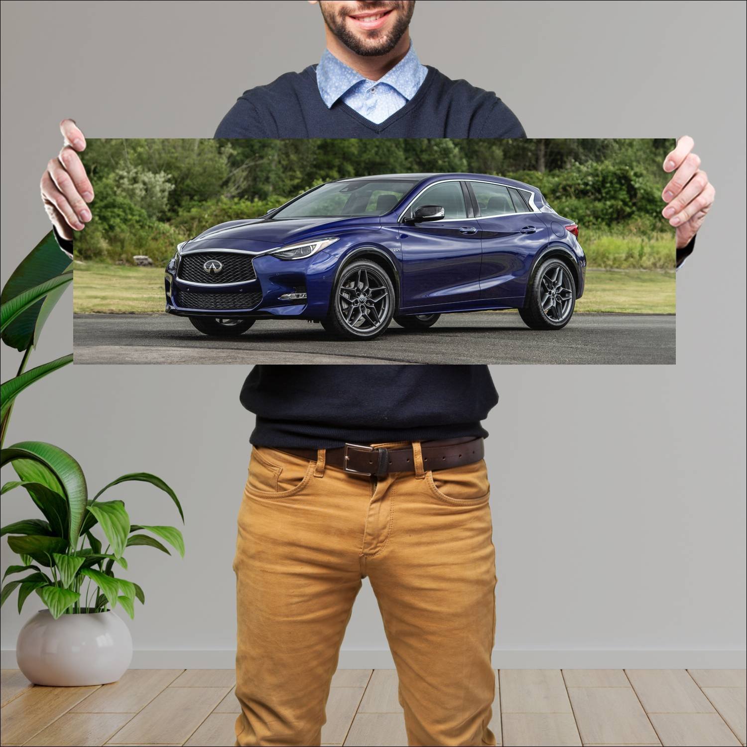 Cuadro grande 30x80cm 2017 infiniti qx30 sport 677 212 Infiniti
