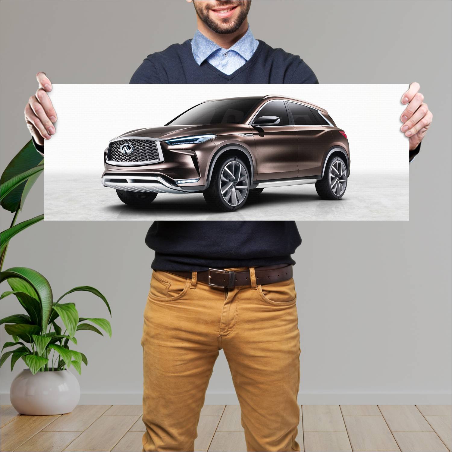 Cuadro grande 30x80cm 2017 infiniti qx50 concept 6 213 Infiniti