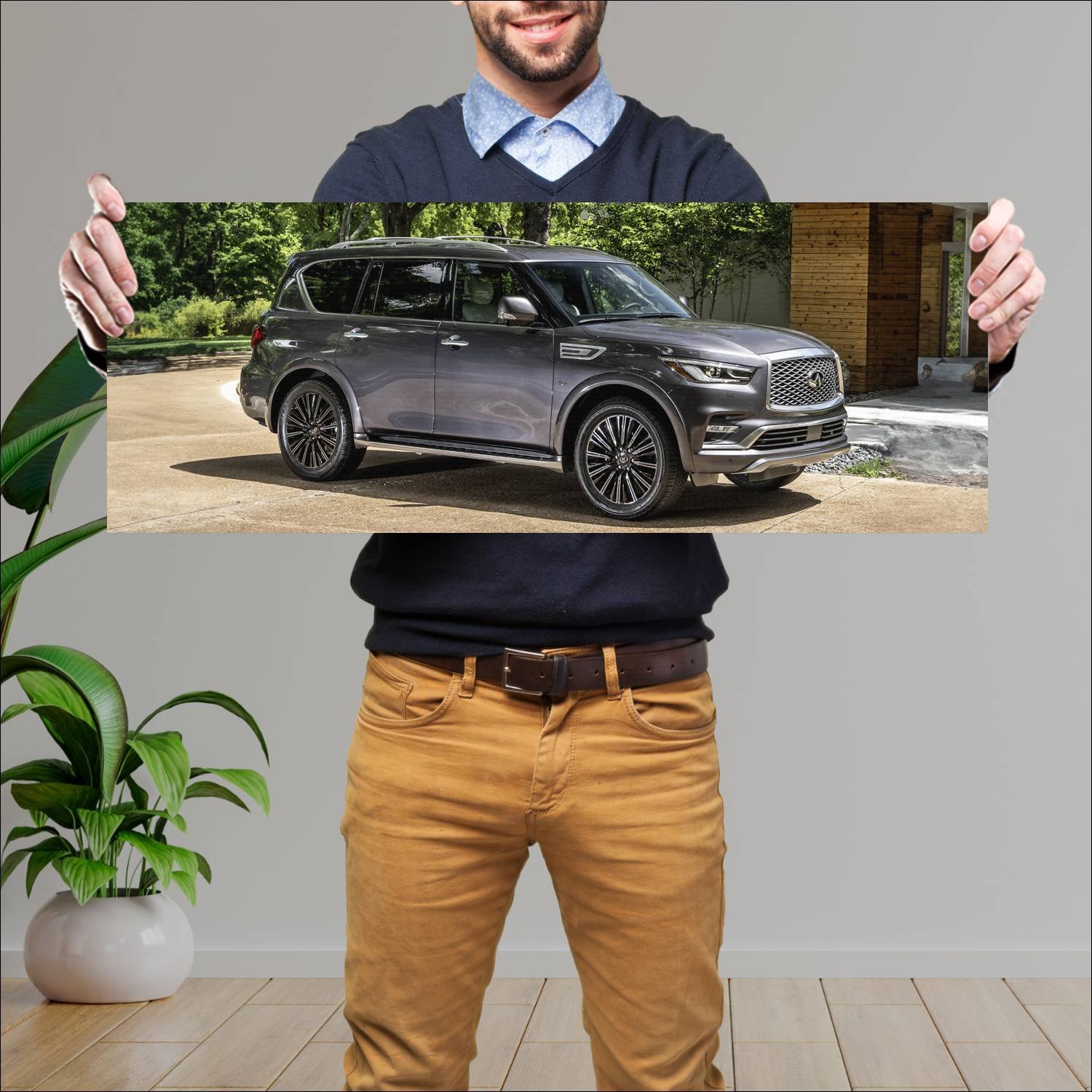 Cuadro grande 30x80cm 2019 infiniti qx80 limited 8 240 Infiniti