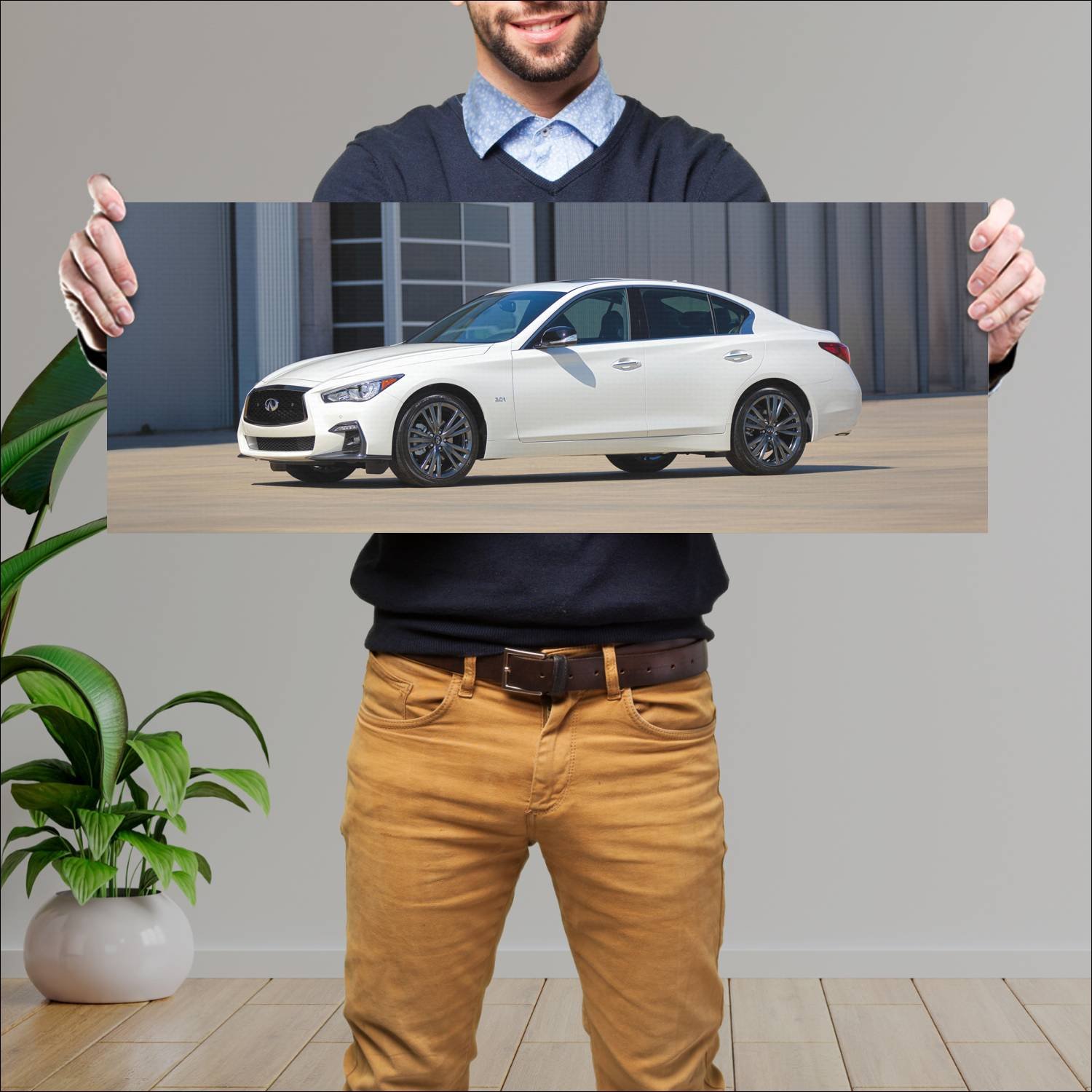 Cuadro grande 30x80cm 2020 infiniti q50 edition 30 242 Infiniti