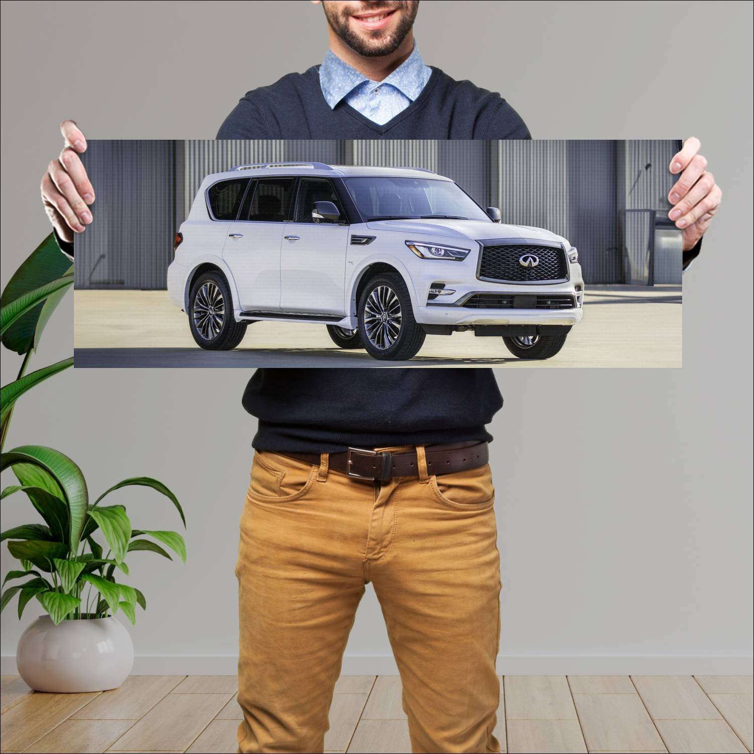 Cuadro grande 30x80cm 2020 infiniti qx80 edition 3 247 Infiniti
