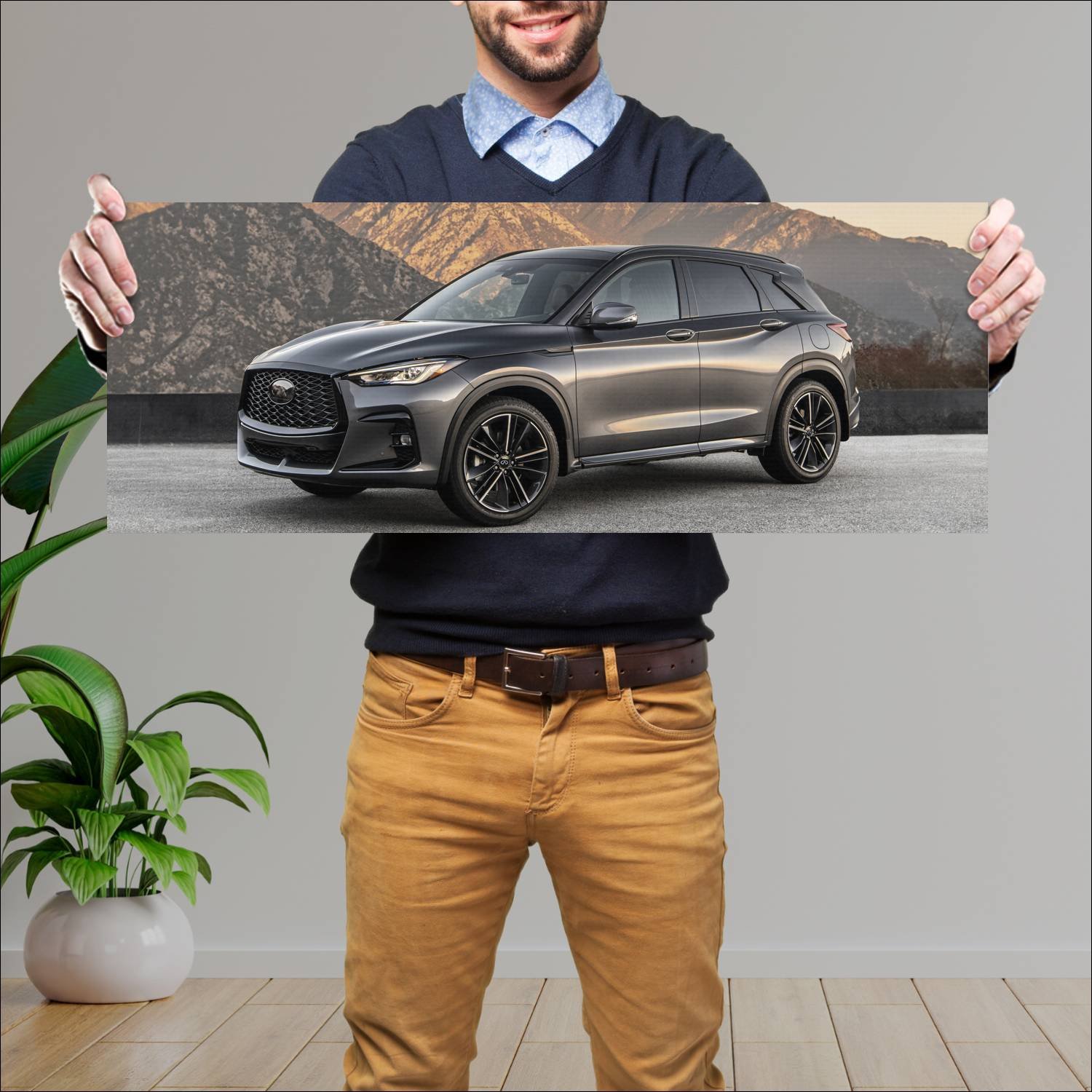 Cuadro grande 30x80cm 2023 infiniti qx50 sport 116 256 Infiniti