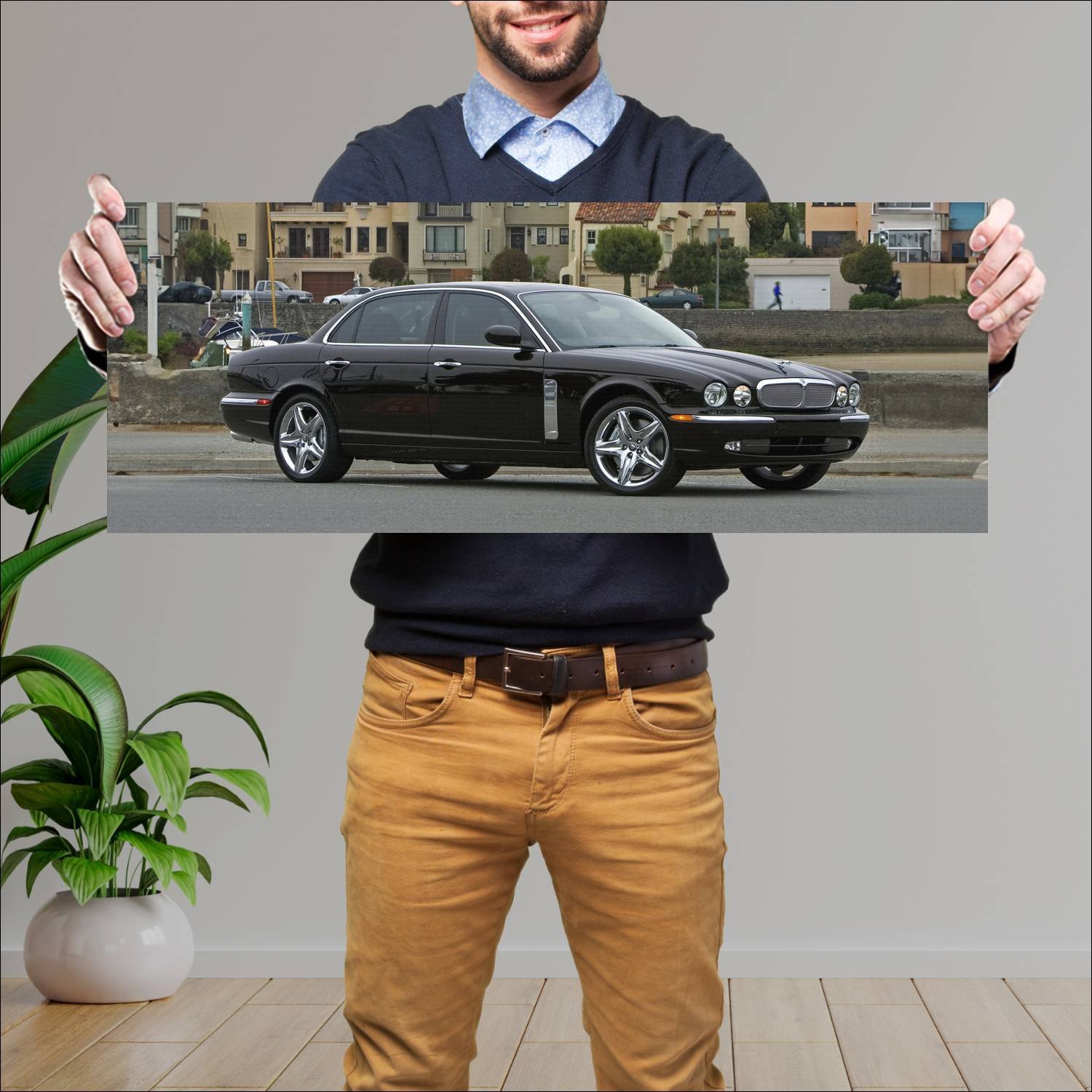 Cuadro grande 30x80cm 2004 jaguar concept eight 46 204 Jaguar
