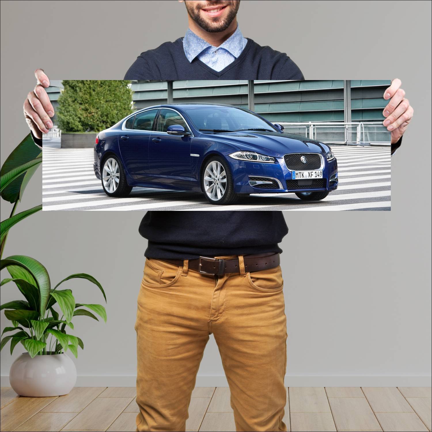 Cuadro grande 30x80cm 2011 jaguar xf aerodynamic p 292 Jaguar