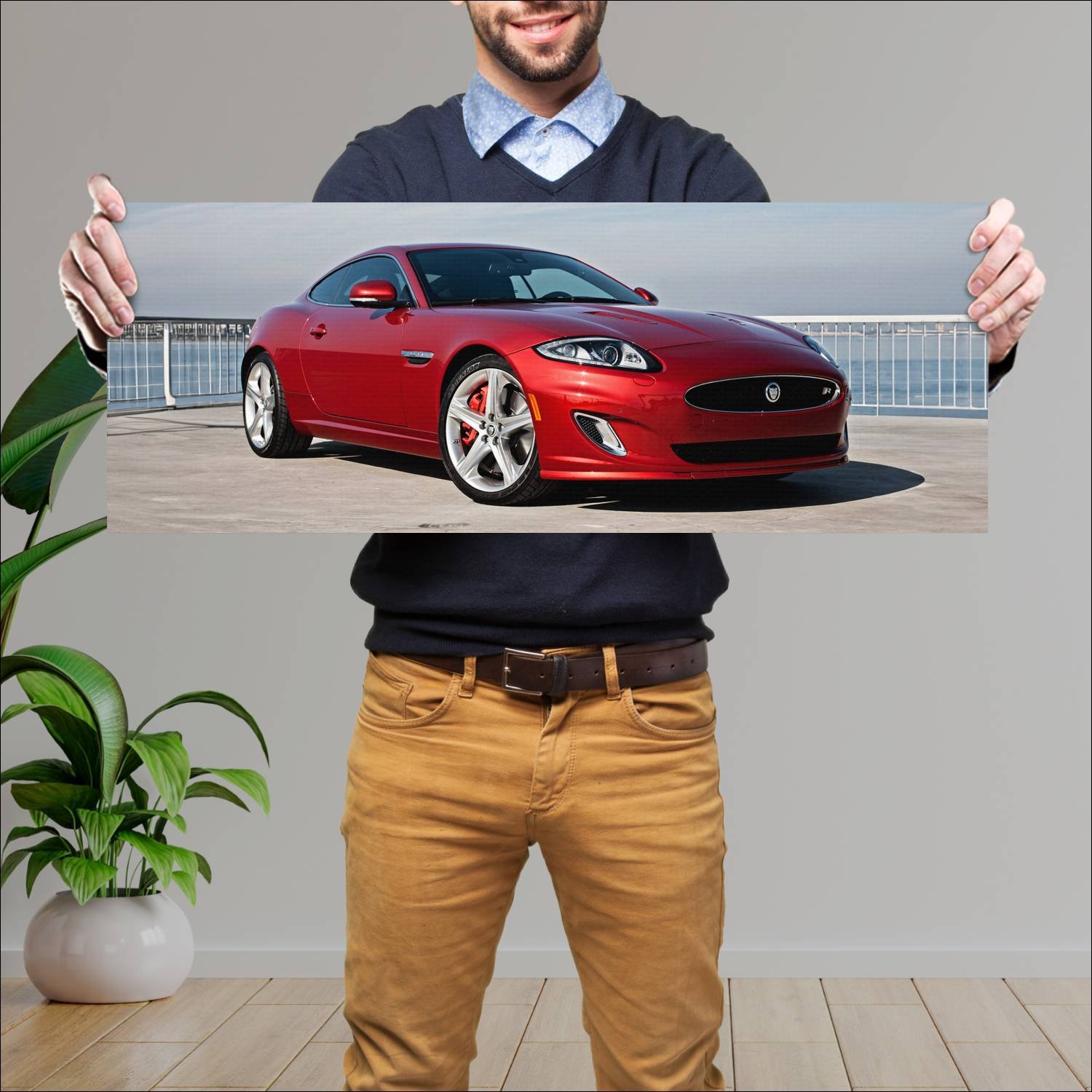 Cuadro grande 30x80cm 2011 jaguar xkr coupe us 346 300 Jaguar