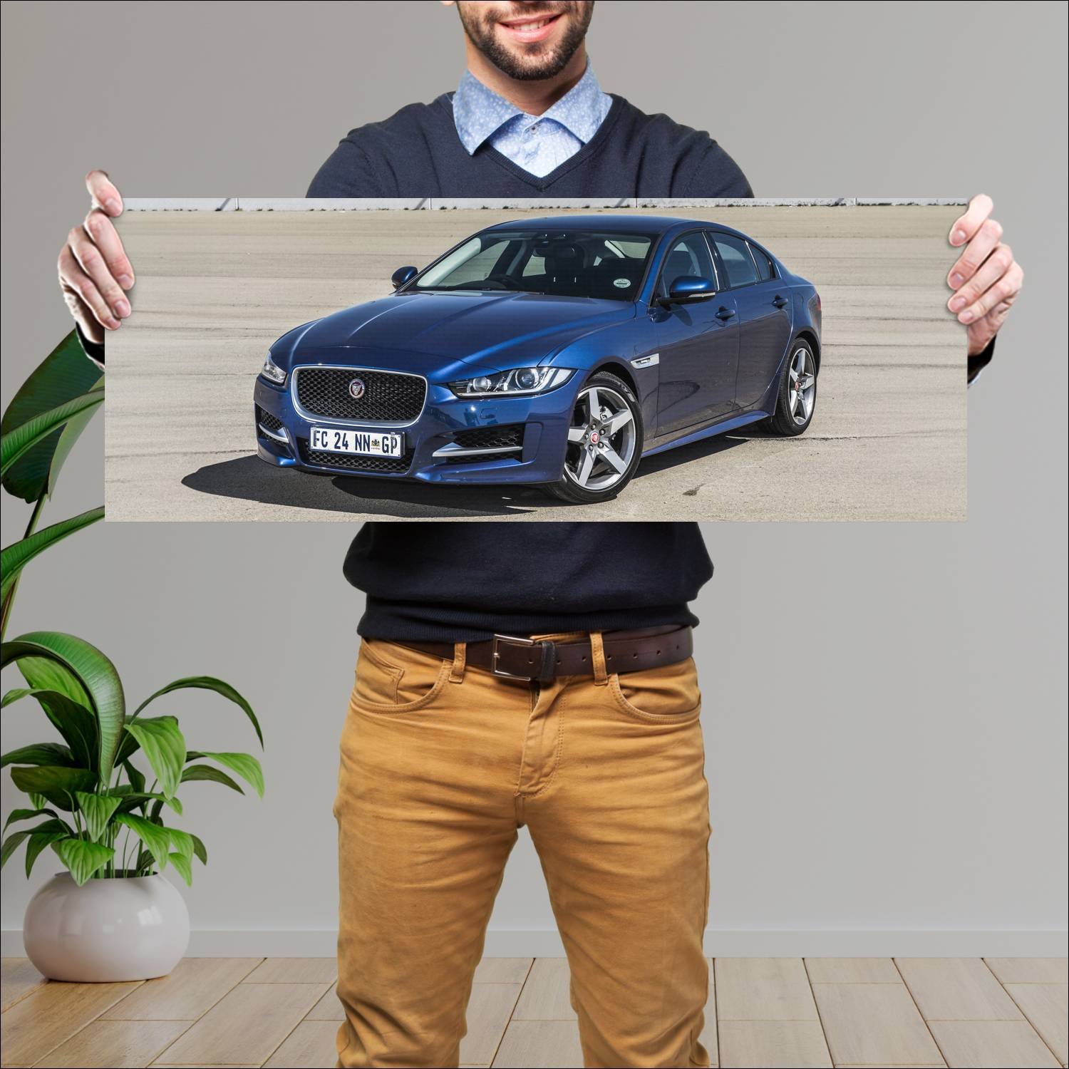 Cuadro grande 30x80cm 2015 jaguar xe r sport za 48 389 Jaguar