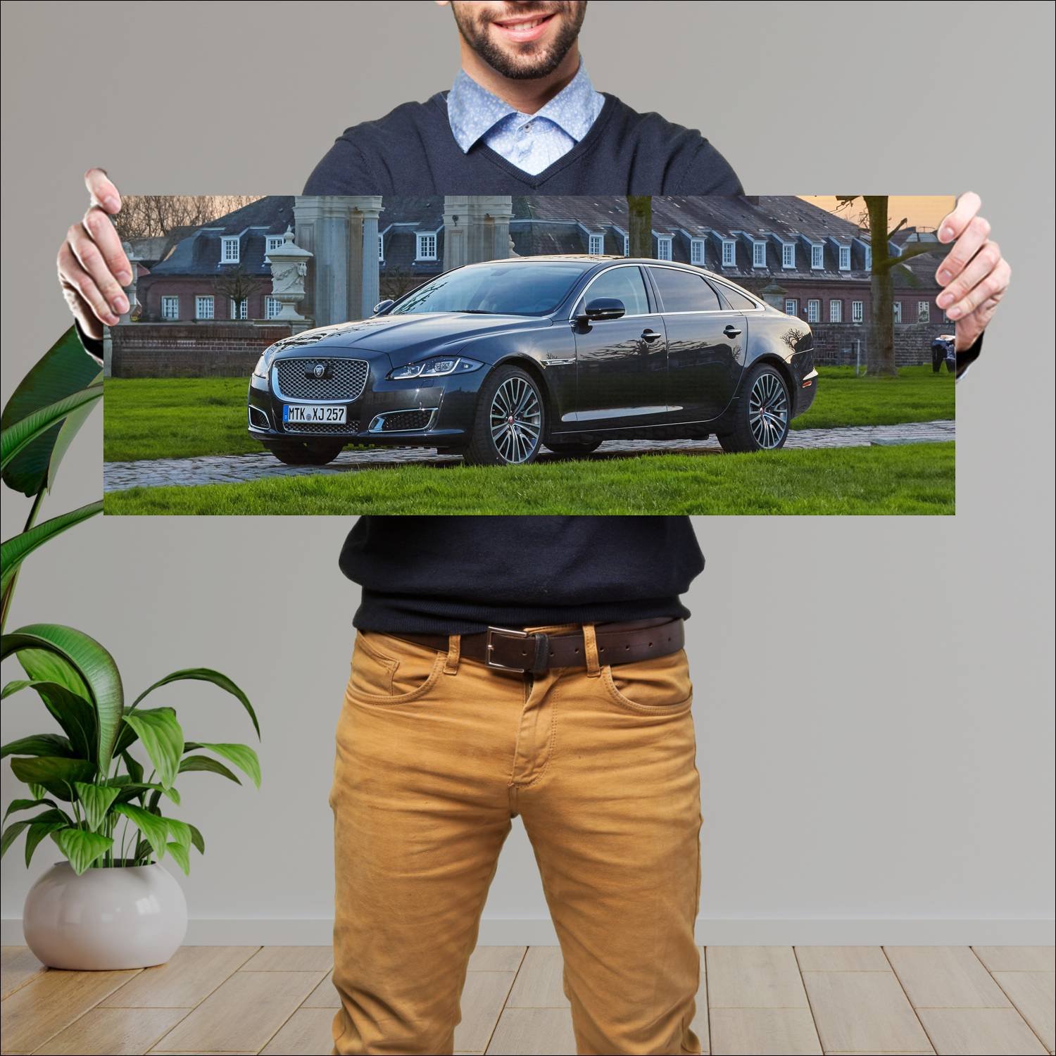 Cuadro grande 30x80cm 2015 jaguar xj l autobiograp 405 Jaguar