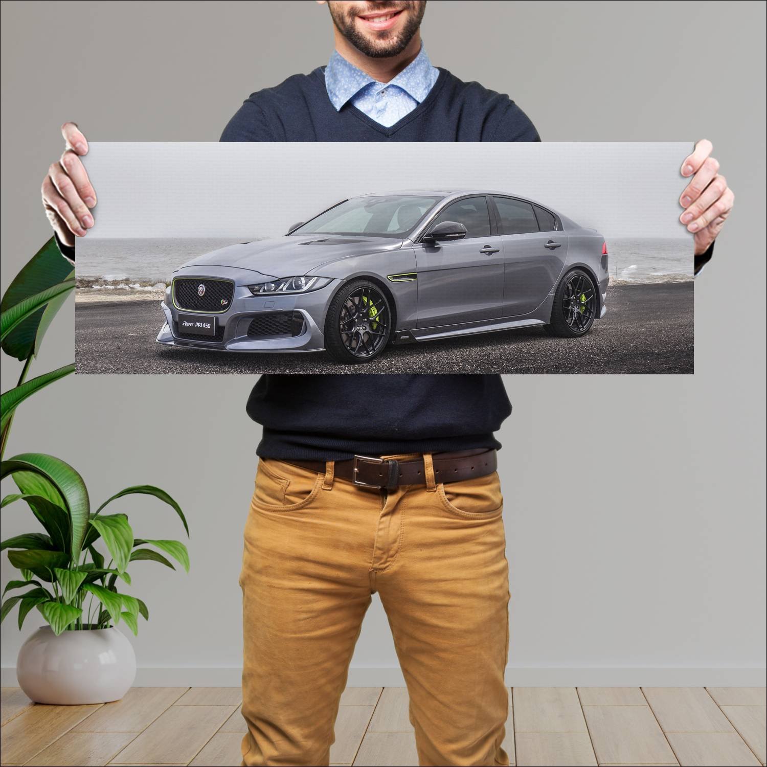 Cuadro grande 30x80cm 2016 aspec ppj450 auto 410 Jaguar