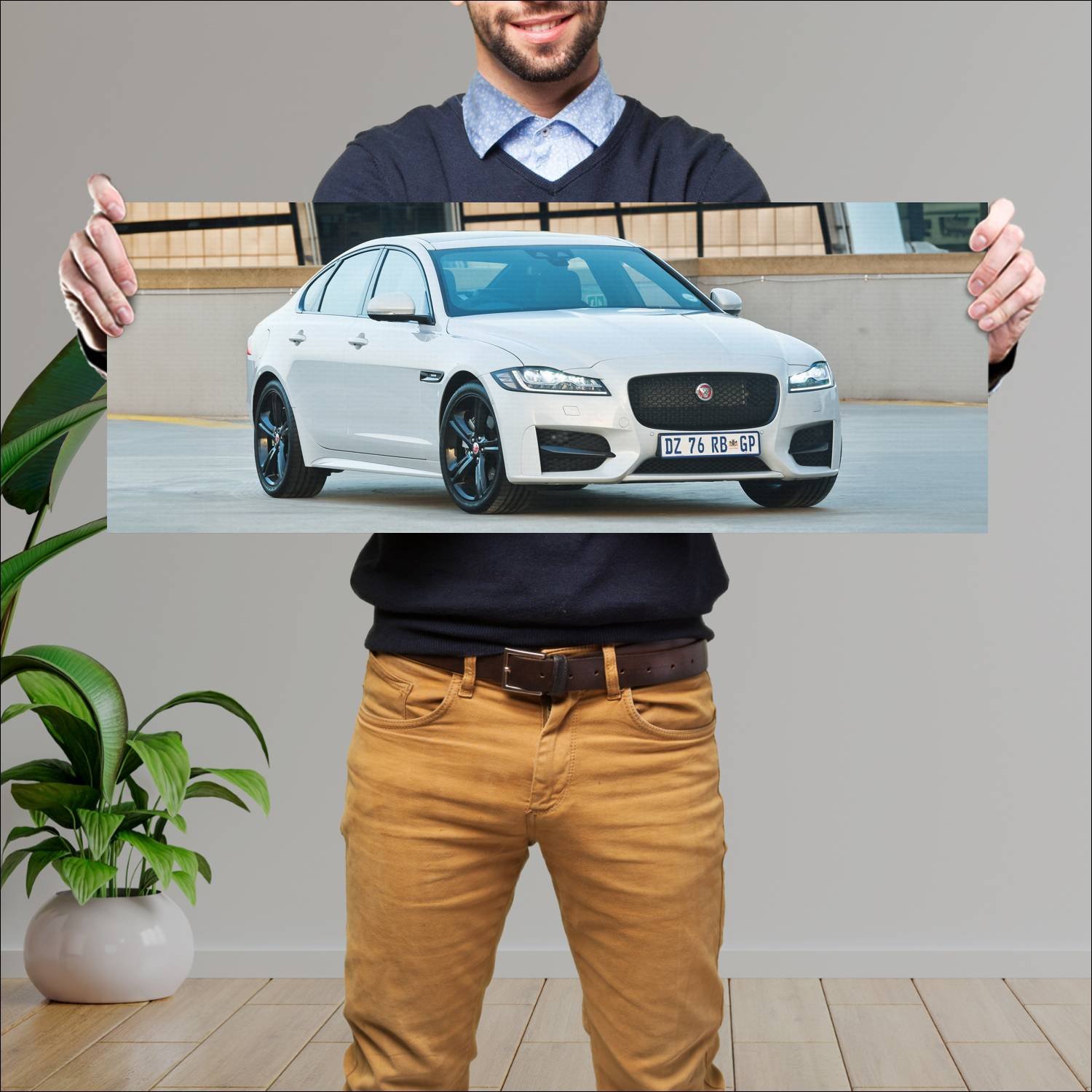Cuadro grande 30x80cm 2016 jaguar xf r sport za 38 443 Jaguar