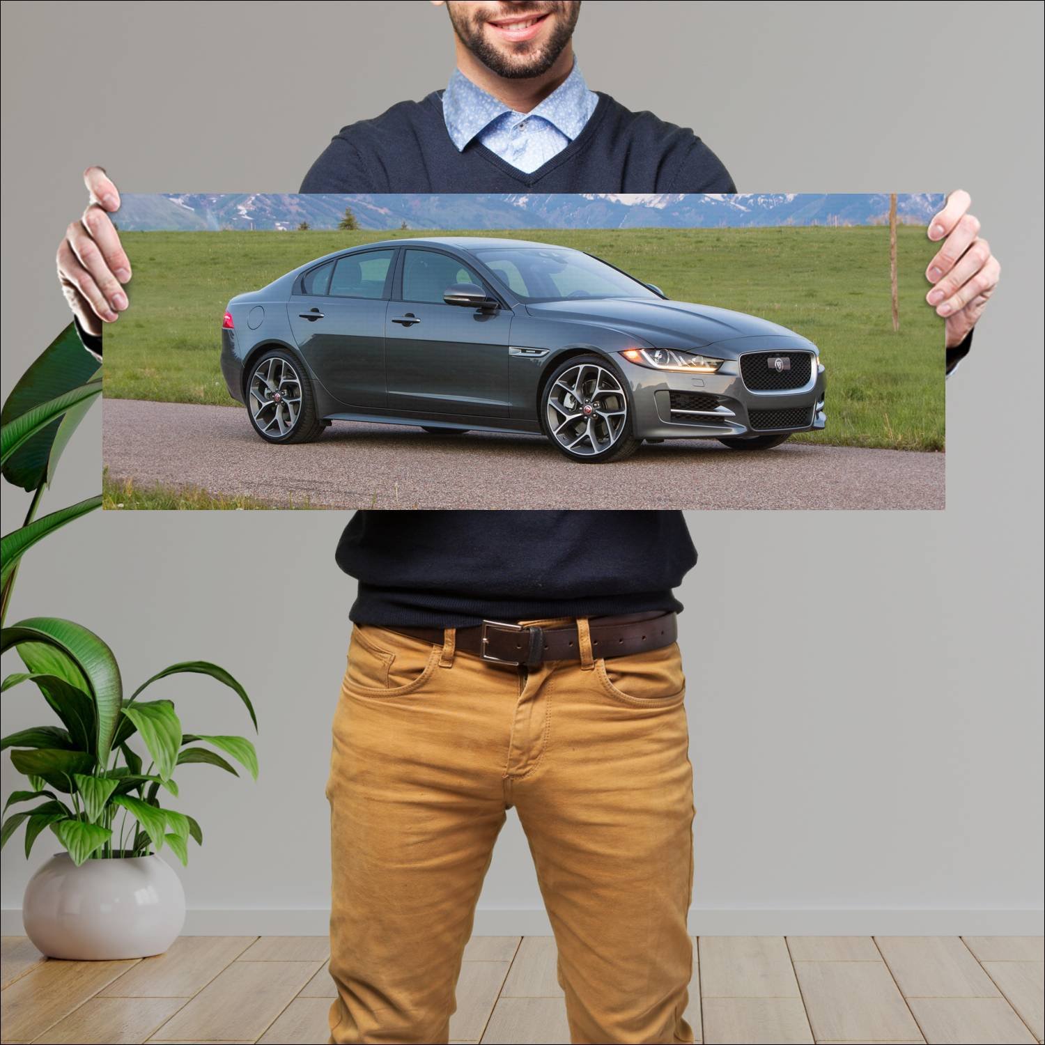 Cuadro grande 30x80cm 2017 jaguar xe r sport us 56 473 Jaguar