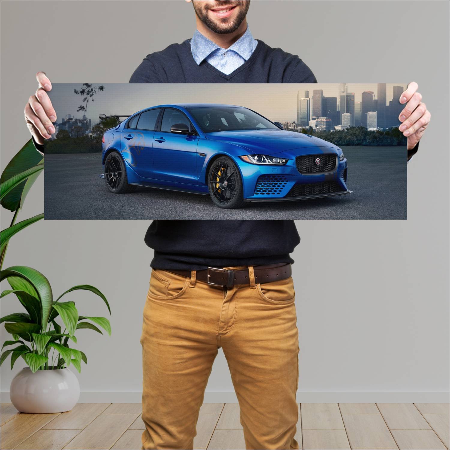 Cuadro grande 30x80cm 2017 jaguar xe sv project 8 476 Jaguar
