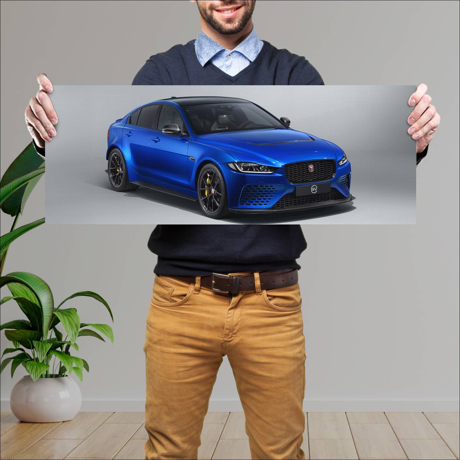Cuadro grande 30x80cm 2019 jaguar xe sv project 8 536 Jaguar