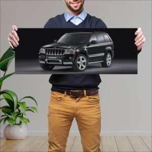 Cuadro grande 30x80cm 2005 jeep grand cherokee by 1 Jeep
