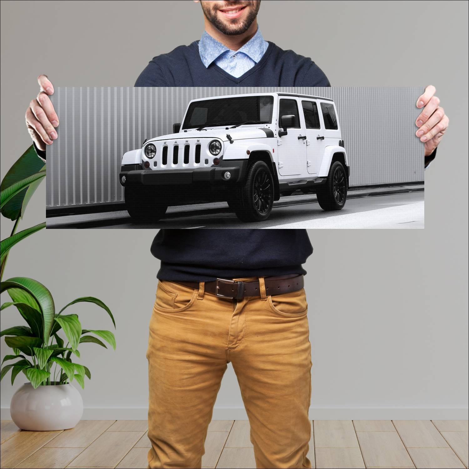 Cuadro grande 30x80cm 2012 jeep wrangler chelsea 3 41 Jeep