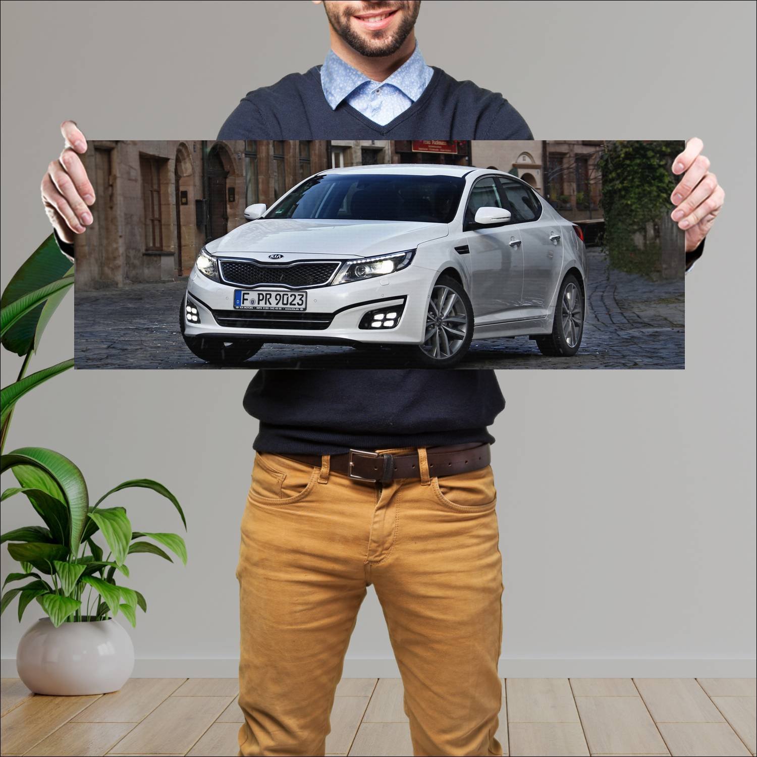 Cuadro grande 30x80cm 2013 kia optima eu auto 45 Kia