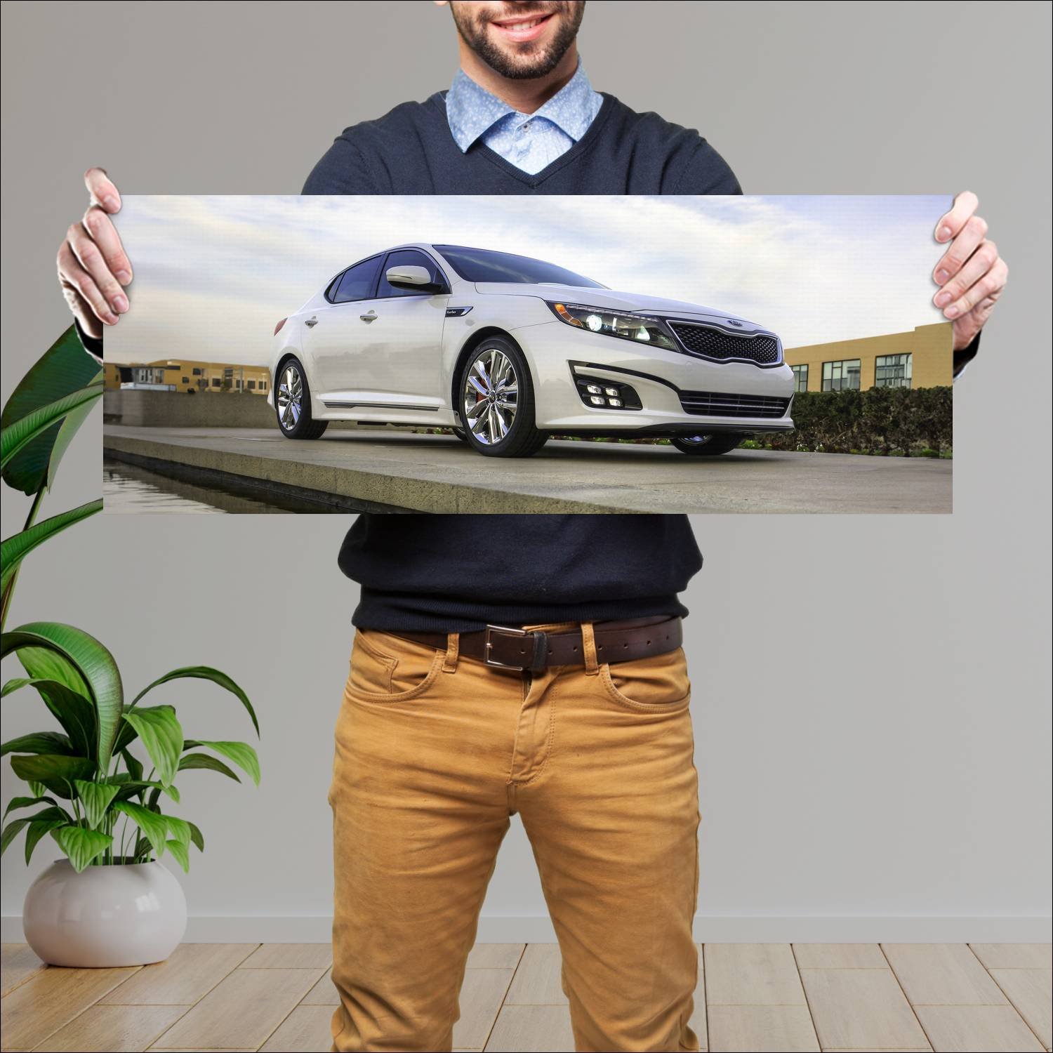Cuadro grande 30x80cm 2013 kia optima sx limited 1 46 Kia