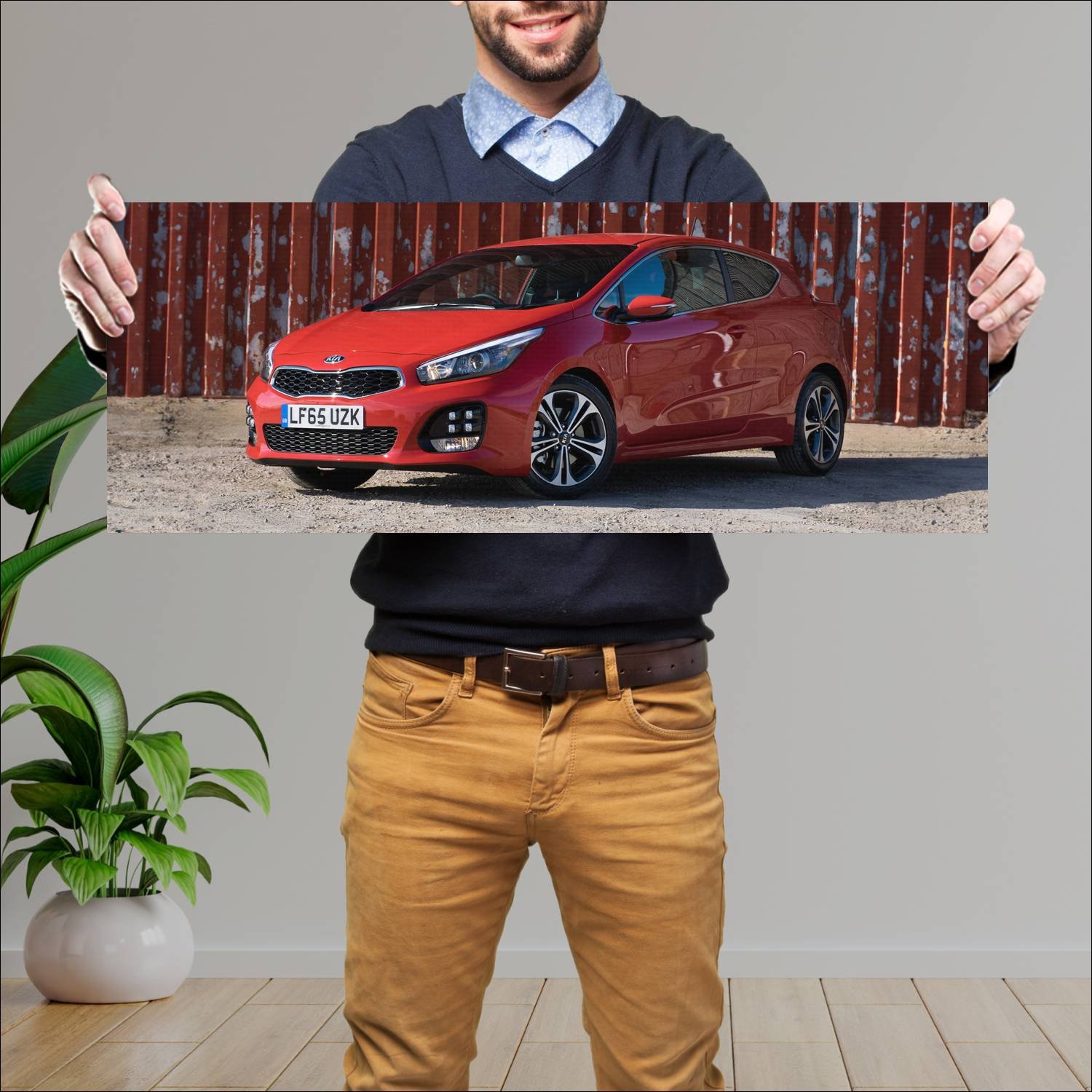Cuadro grande 30x80cm 2015 kia pro ceed gt line uk 85 Kia