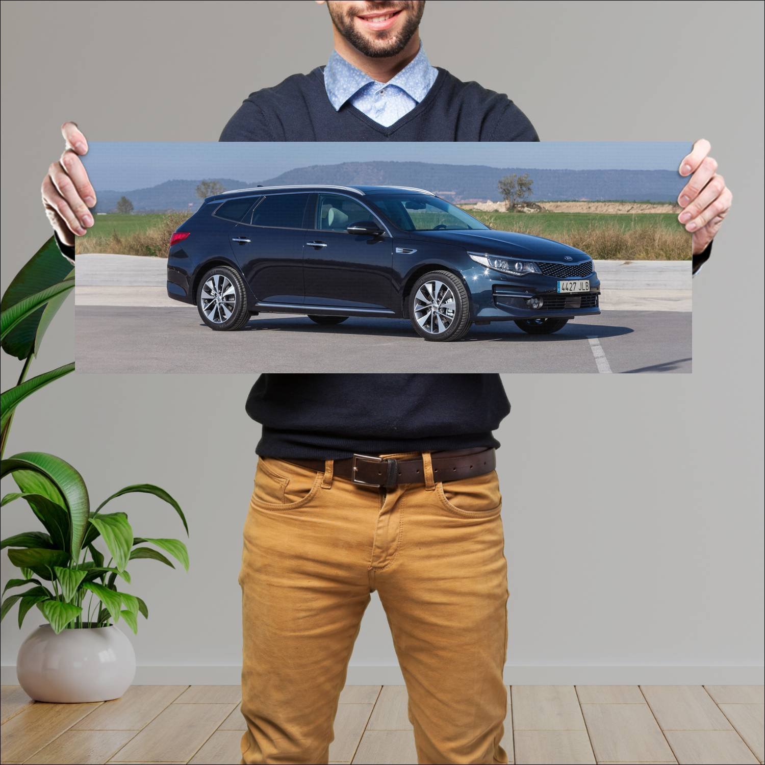 Cuadro grande 30x80cm 2016 kia optima sportswagon 104 Kia