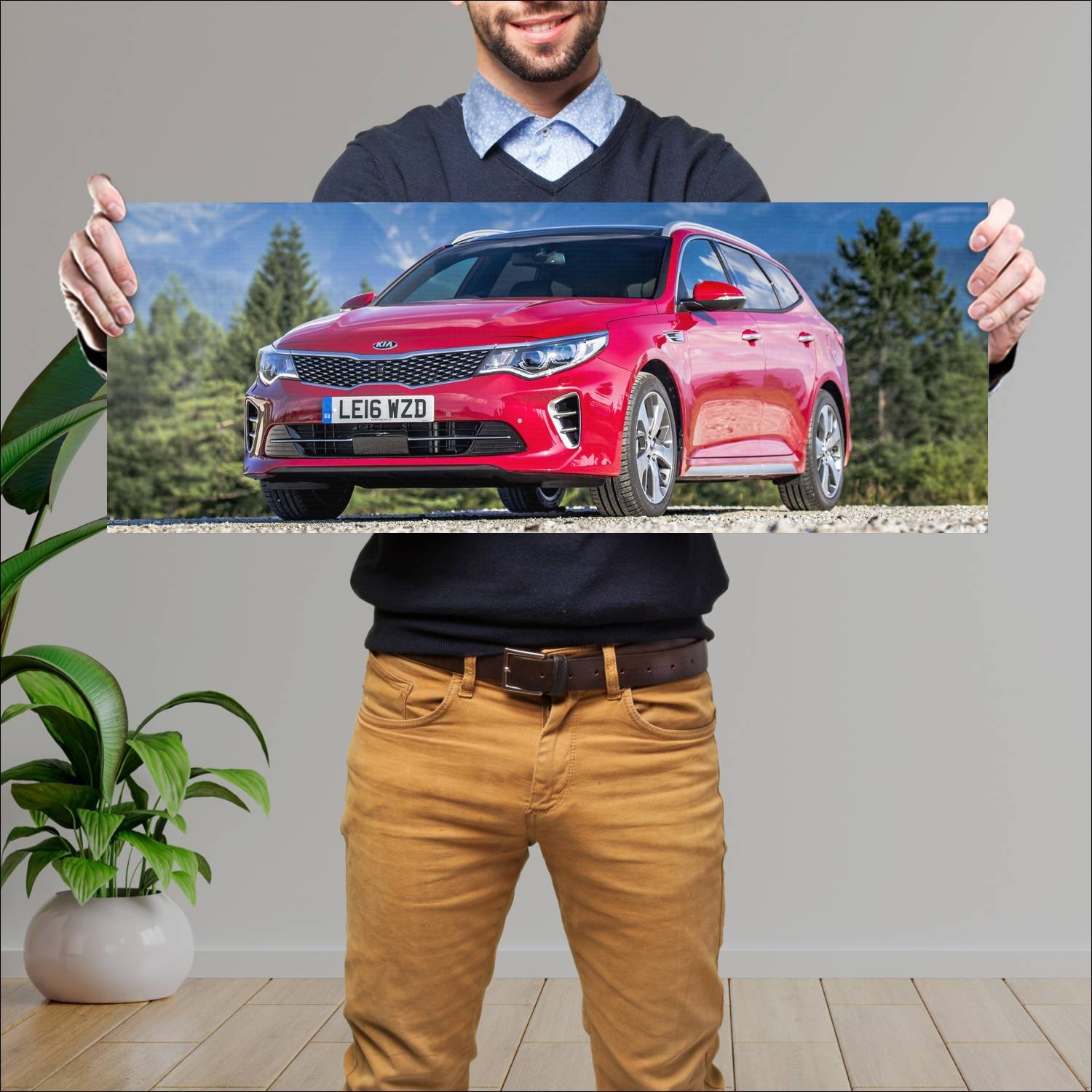 Cuadro grande 30x80cm 2016 kia optima sportswagon 106 Kia