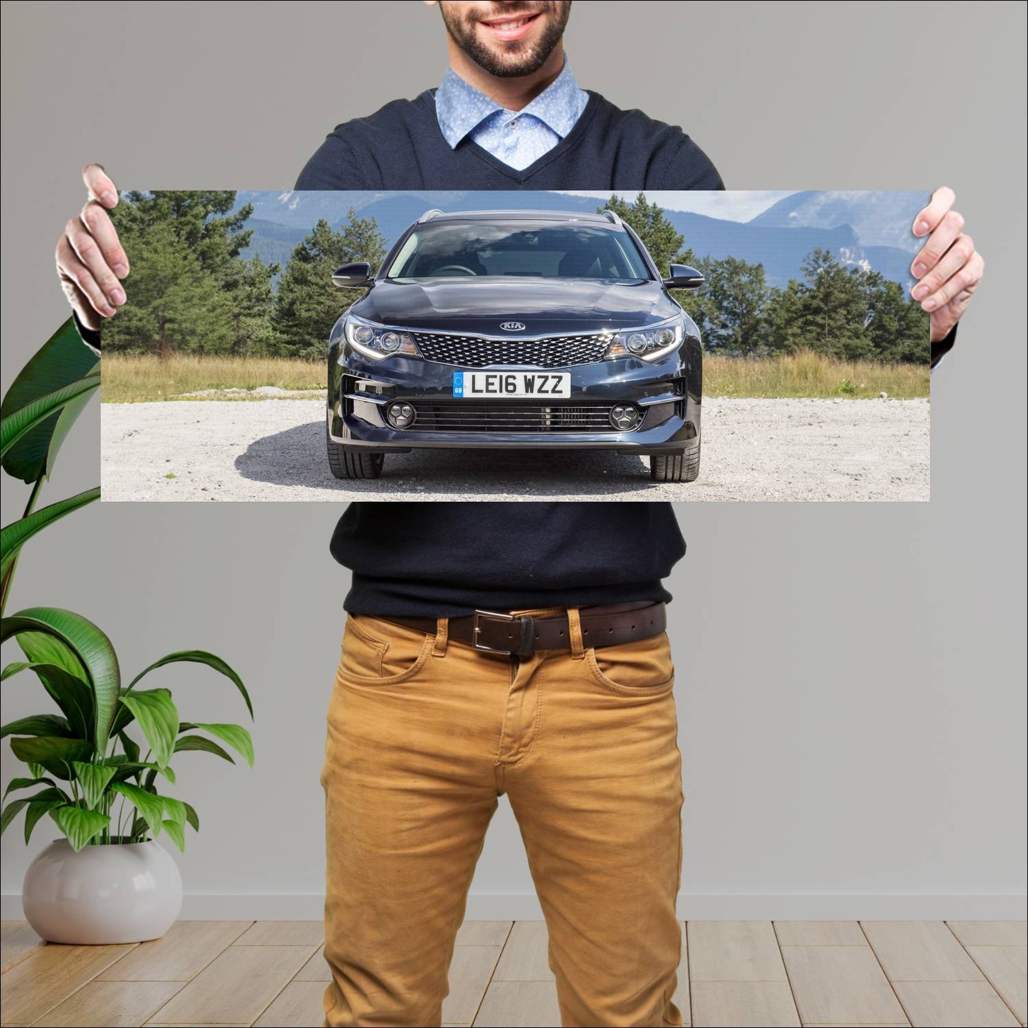 Cuadro grande 30x80cm 2016 kia optima sportswagon 109 Kia