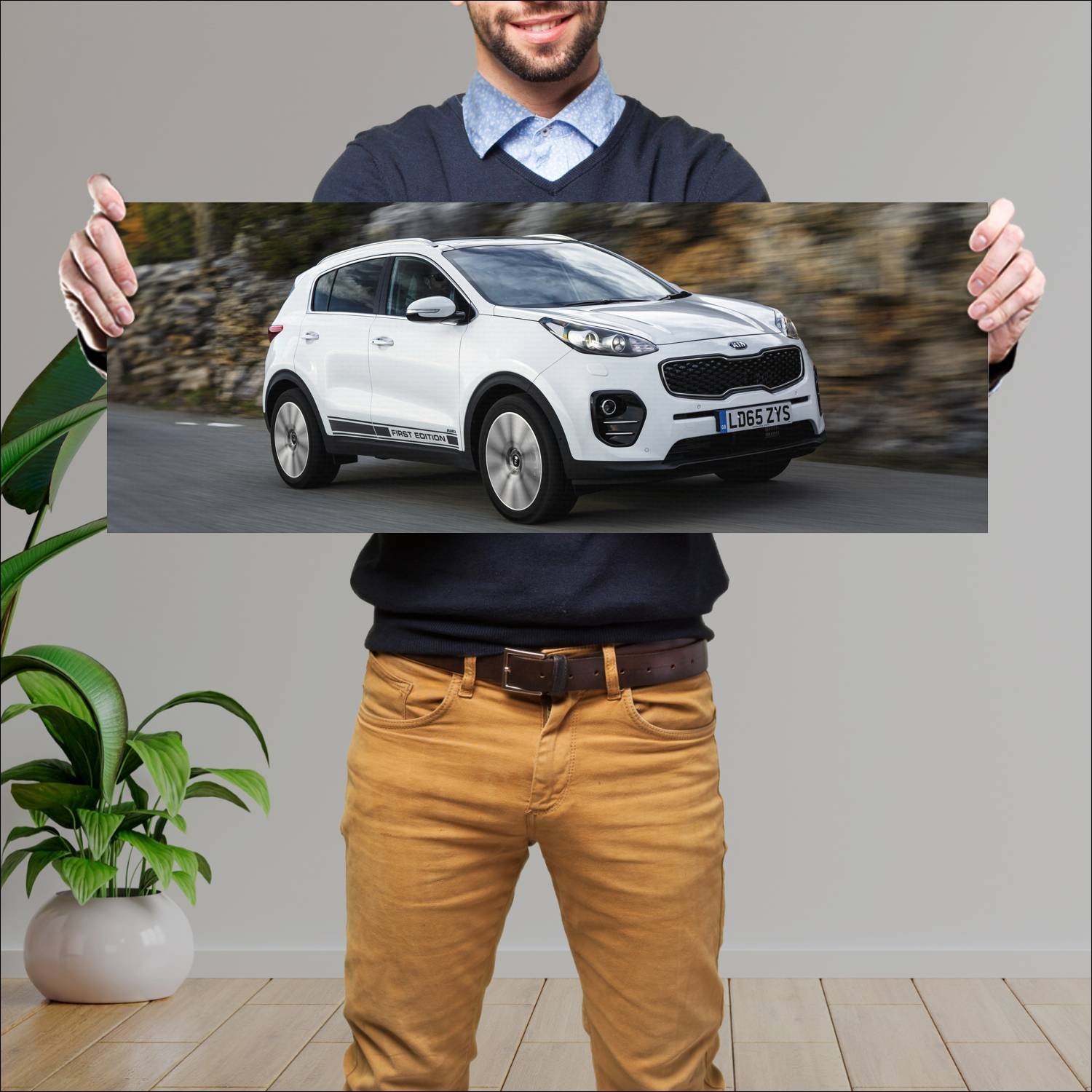 Cuadro grande 30x80cm 2016 kia sportage first edit 117 Kia
