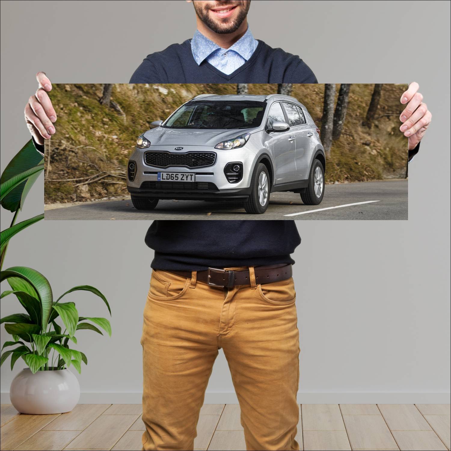 Cuadro grande 30x80cm 2016 kia sportage uk auto 121 Kia